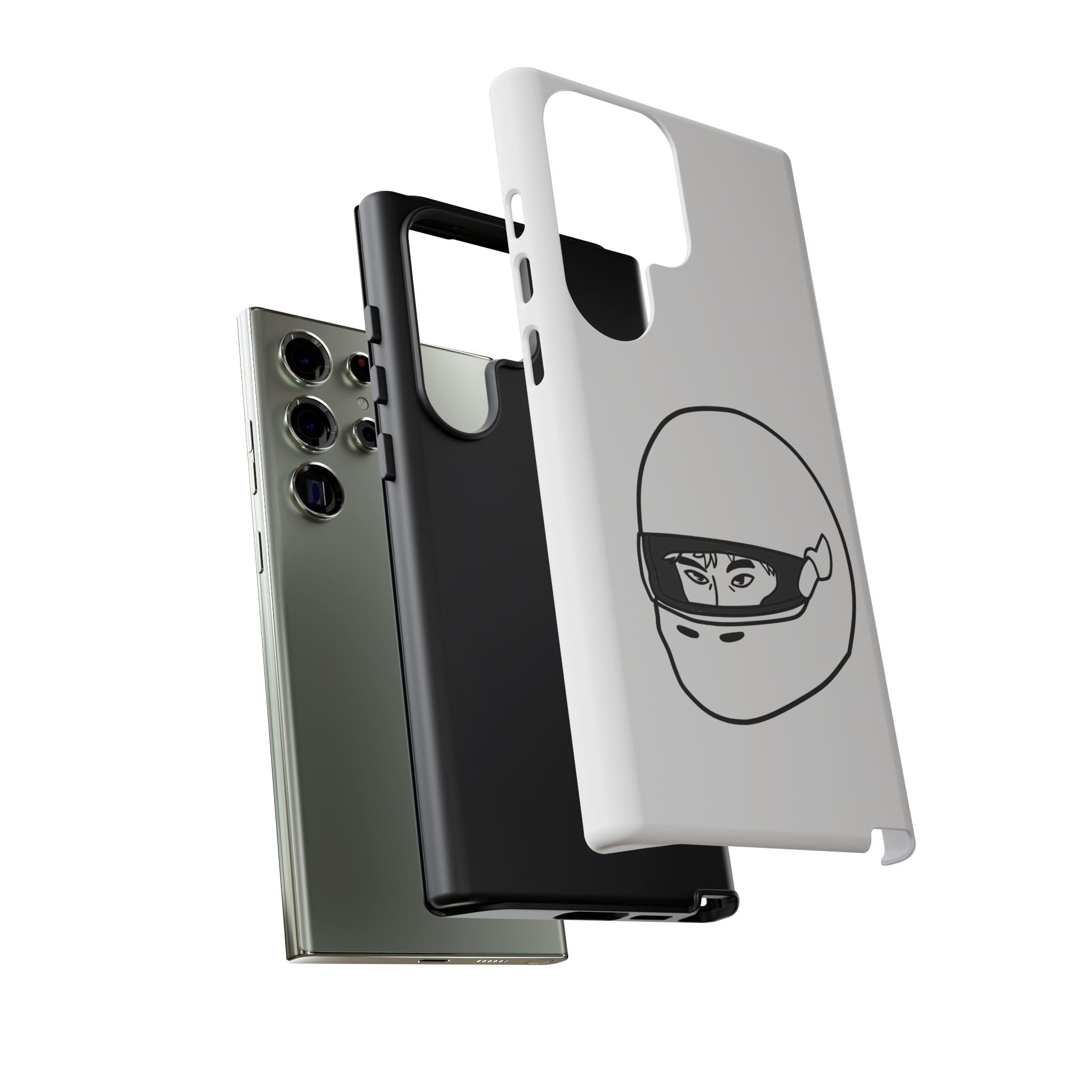Stylish Phone Case with Racing Helmet Design | Tough Cases | Unique Gift, Motorcycle Enthusiast, Race Lover, Custom Accessory, Everyday Use