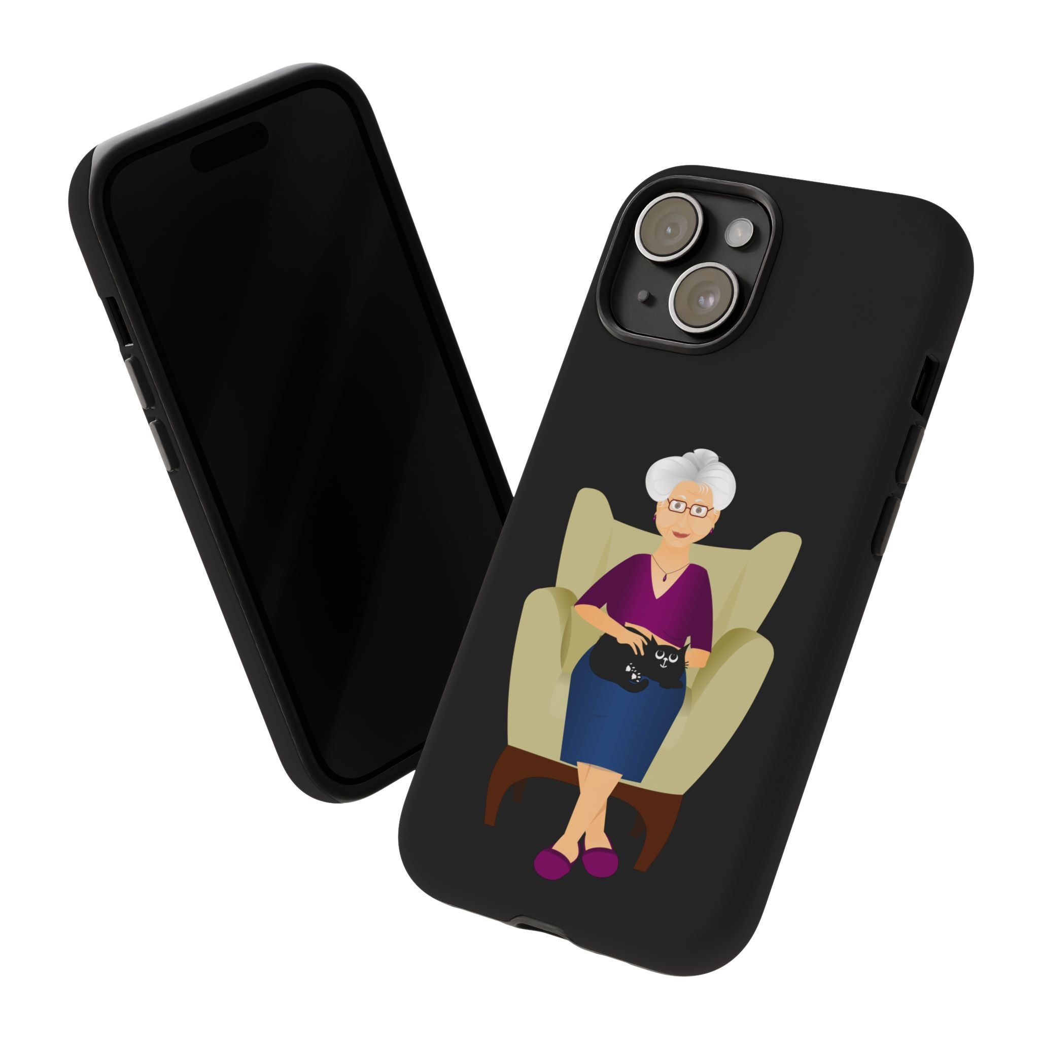 Grandma Phone Case, Tough Phone Cover for Grandparents, Durable Case for Seniors, Unique Gift for Grandmother, Personalized Tech Accessory