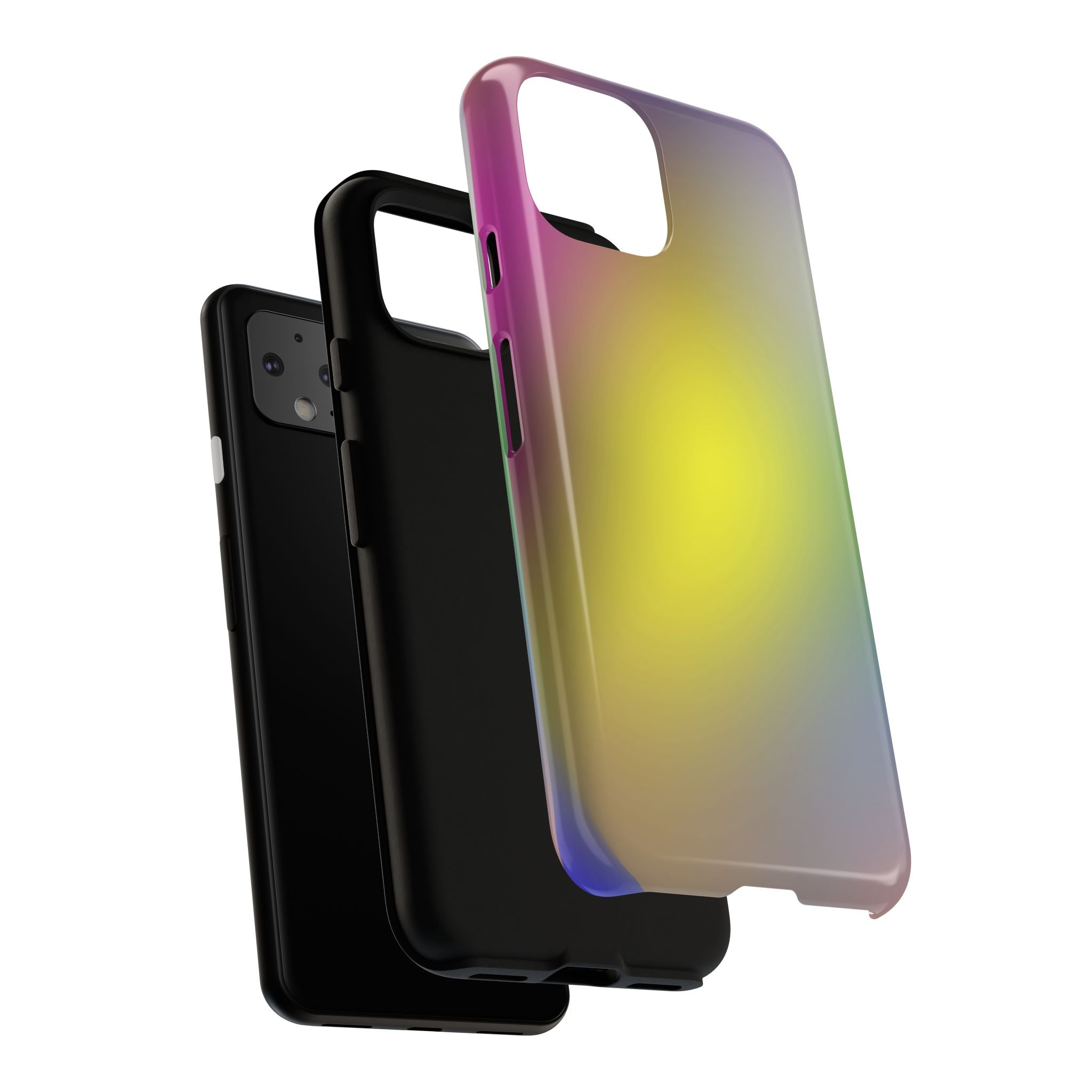 Colorful Tough Phone Case, Stylish Slim Cover, Durable Mobile Protection, Trendy Gift for Tech Lovers, Vibrant Phone Accessory