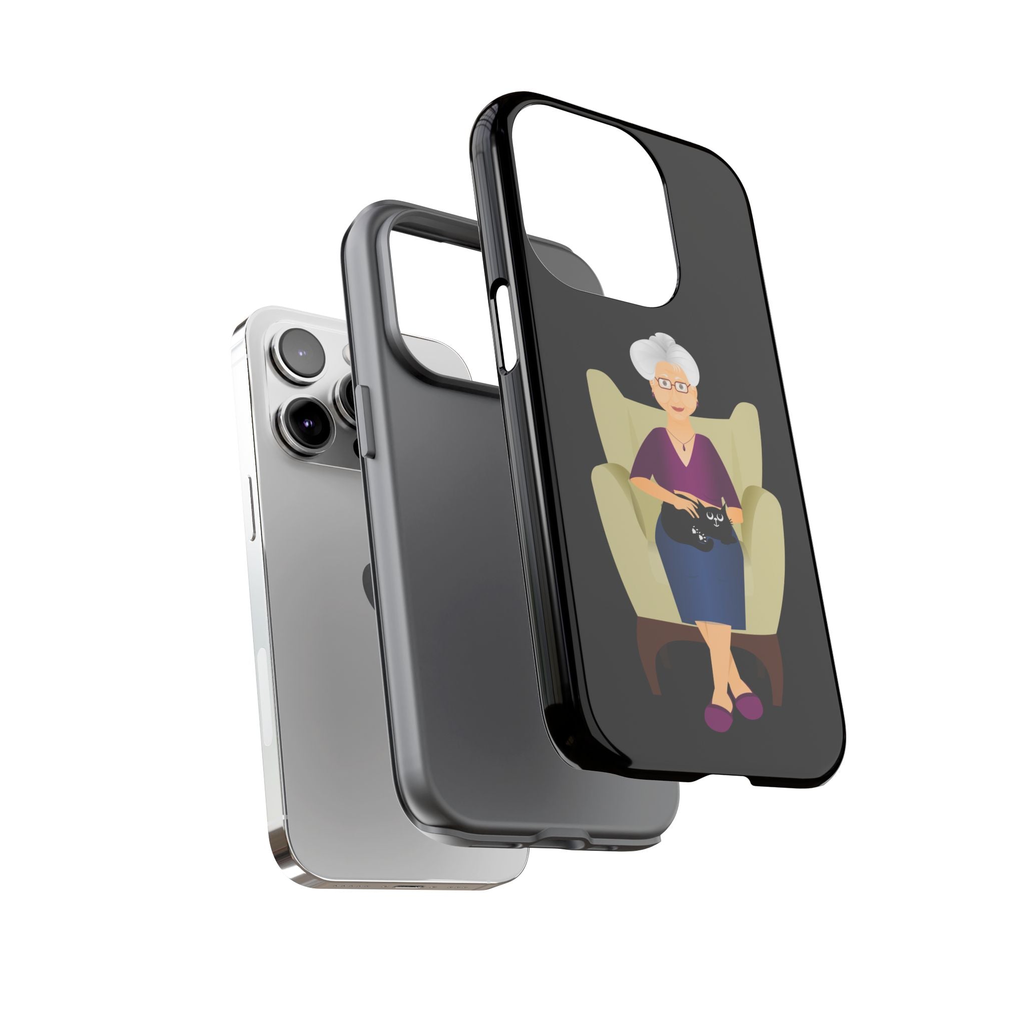 Grandma Phone Case, Tough Phone Cover for Grandparents, Durable Case for Seniors, Unique Gift for Grandmother, Personalized Tech Accessory