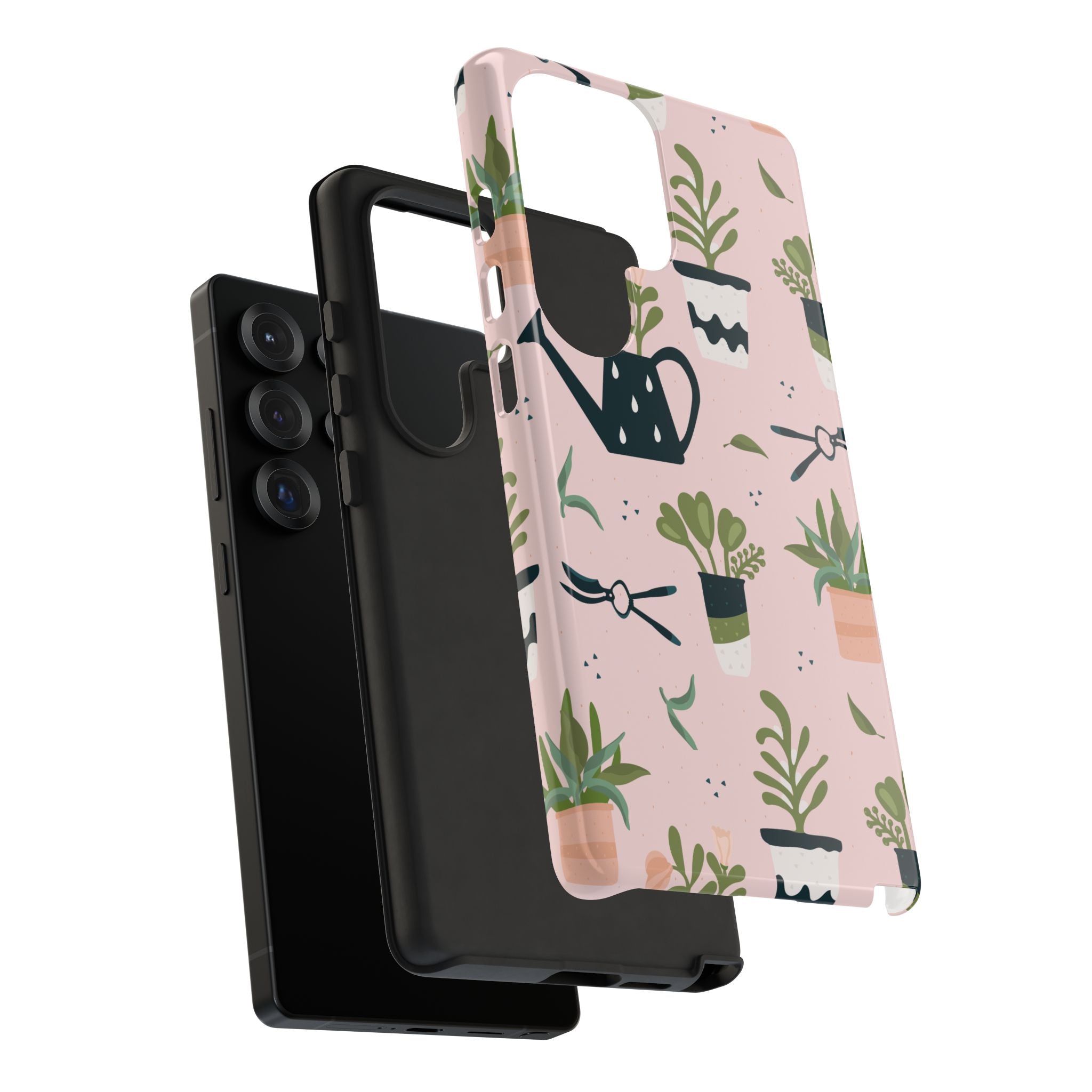 Floral Phone Case, Cute Plant Lover Case, Gift for Gardeners, Phone Cover, Green Thumb Accessories, Mother's Day Gift