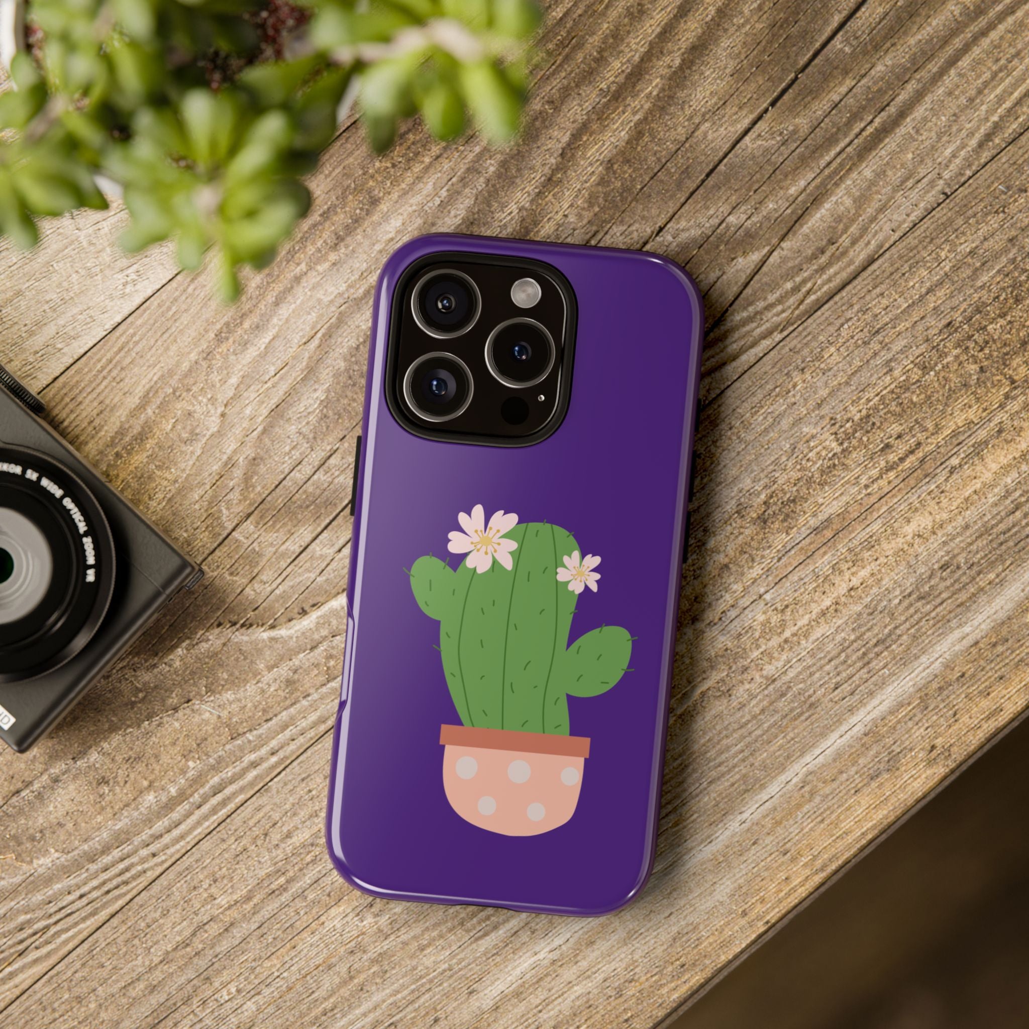 Cactus Phone Case, Tough Cases, Cute Floral, Trending Design, Unique Gift, Phone Accessories, Summer Vibe, Nature Lover