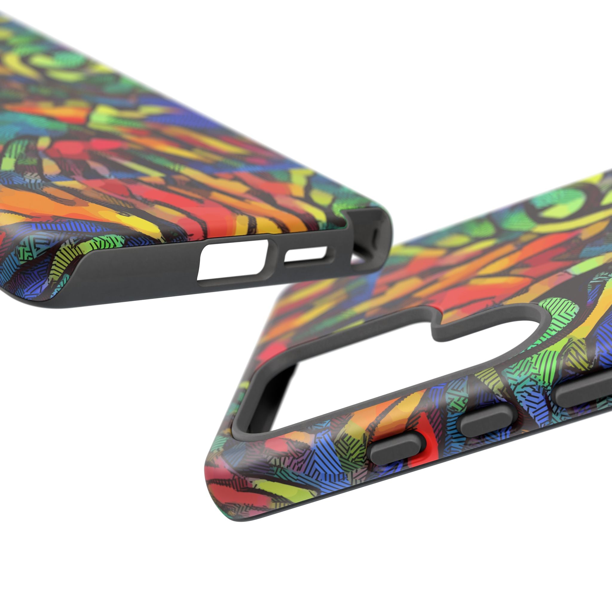 Colorful Phone Cases for Vibrant Style - Tough Cases, Unique Gifts, Animal Print, Artistic Design, Phone Accessories, Eco-Friendly