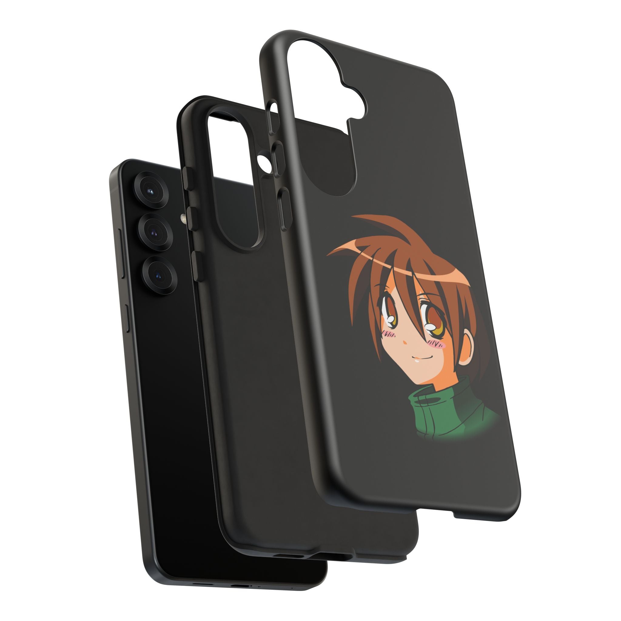 Anime Character Phone Case, Cute Phone Cover, Tough Cases for Teens, Customizable Gift, Geeky Accessories