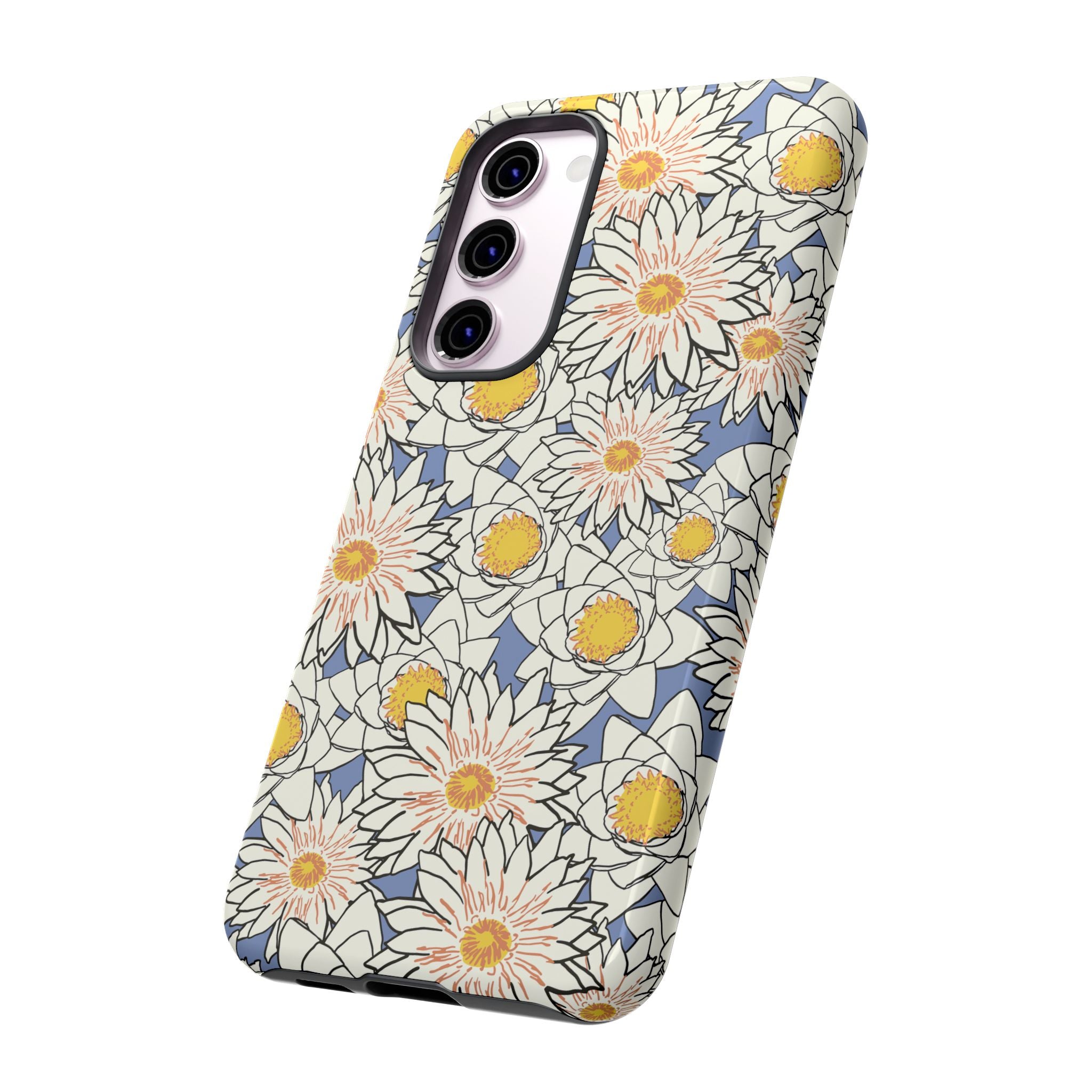 Stylish Phone Case, Floral Protective Cover, Gift for Nature Lovers, Trendy Tech Accessory, Customizable Phone Case