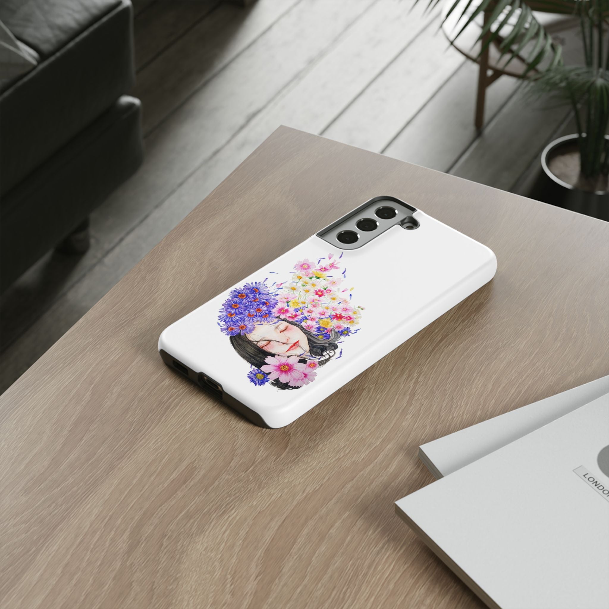 Floral Phone Case | Tough Cases | Cute Floral Design, Gift for Her, Spring Accessory, Mother's Day Gift, Stylish Protection
