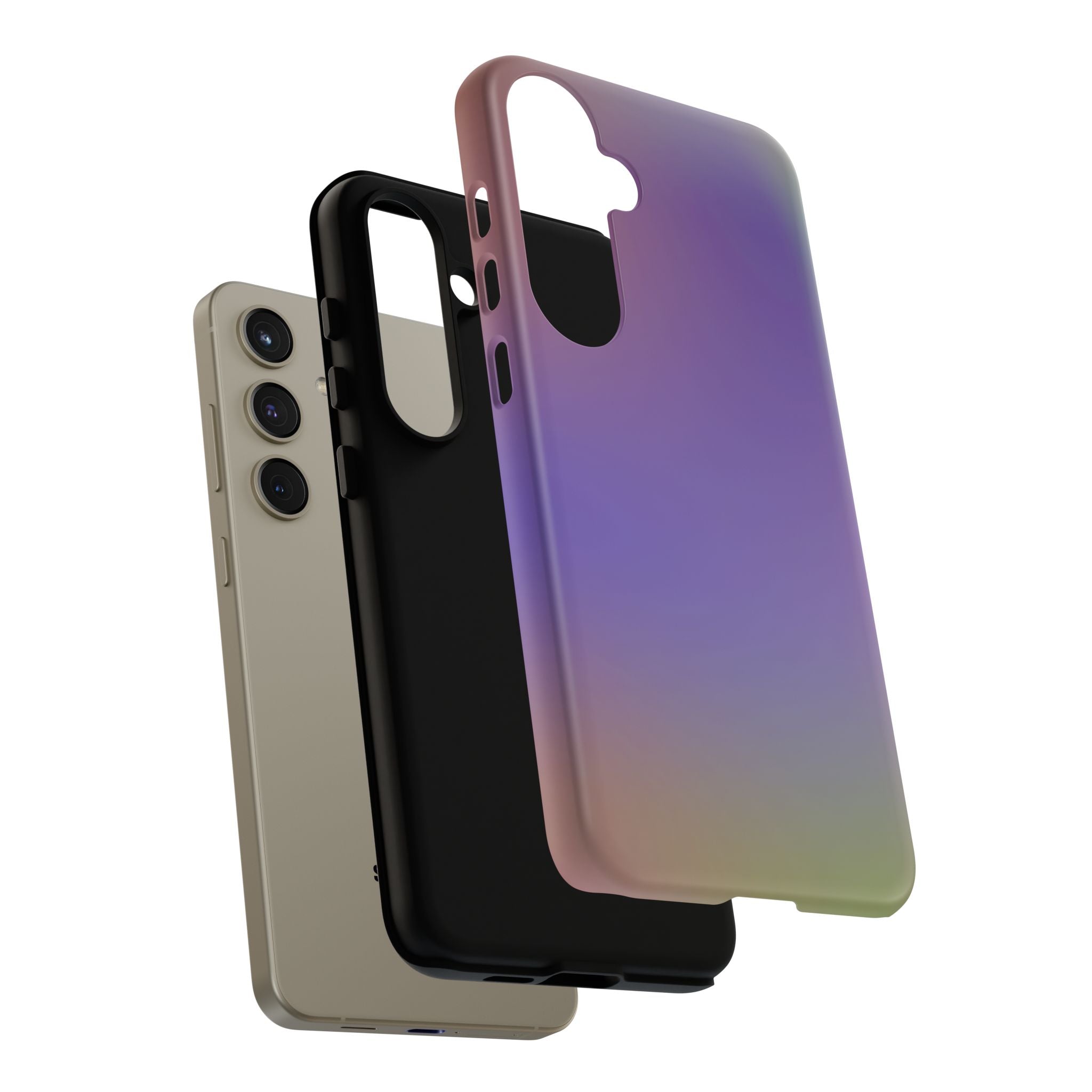 Colorful Phone Case, Tough Phone Cover, Gradient Design Case, Stylish Mobile Accessories, Unique Gift for Her