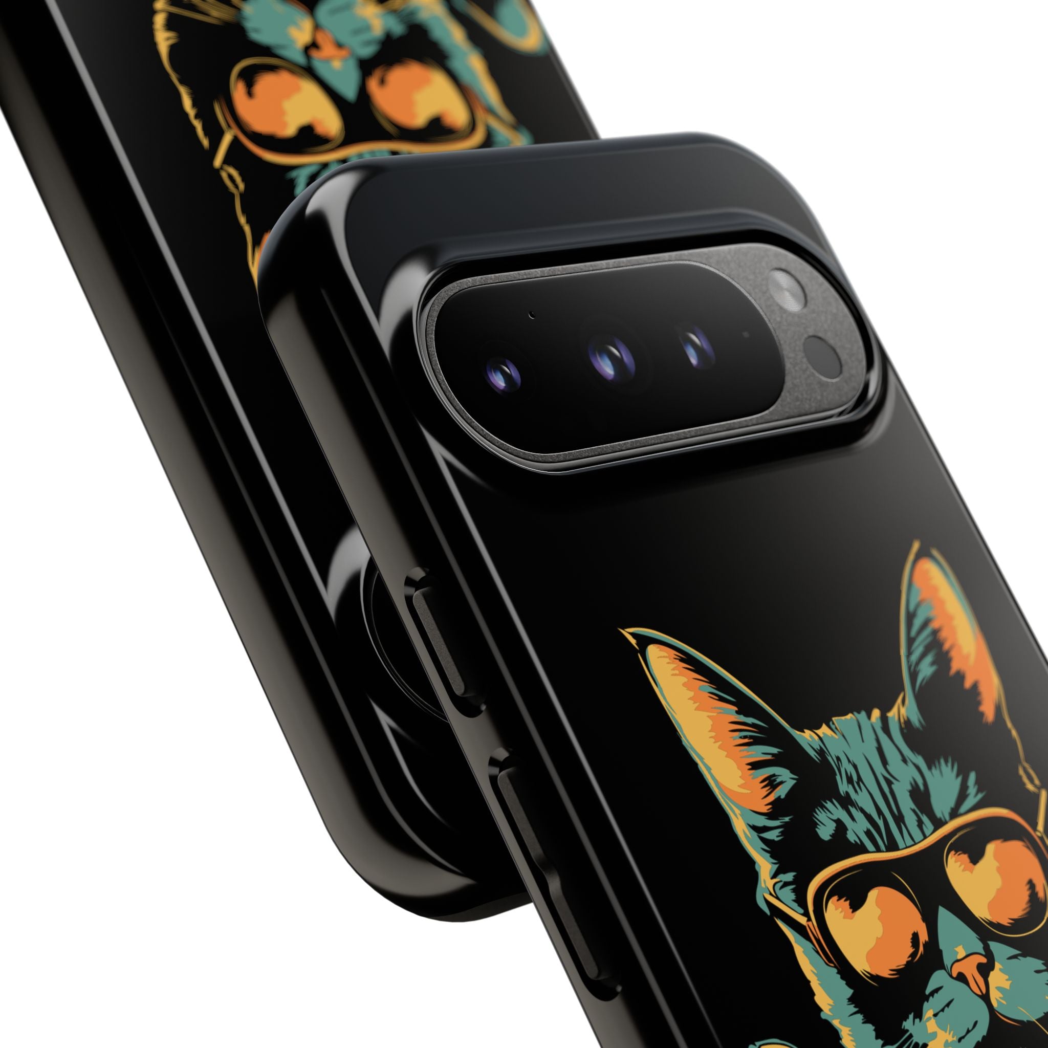 Cool Cat Phone Case, Stylish Phone Cover, Pet Lover Gift, Cute Cat Design, Fun Cat Accessories