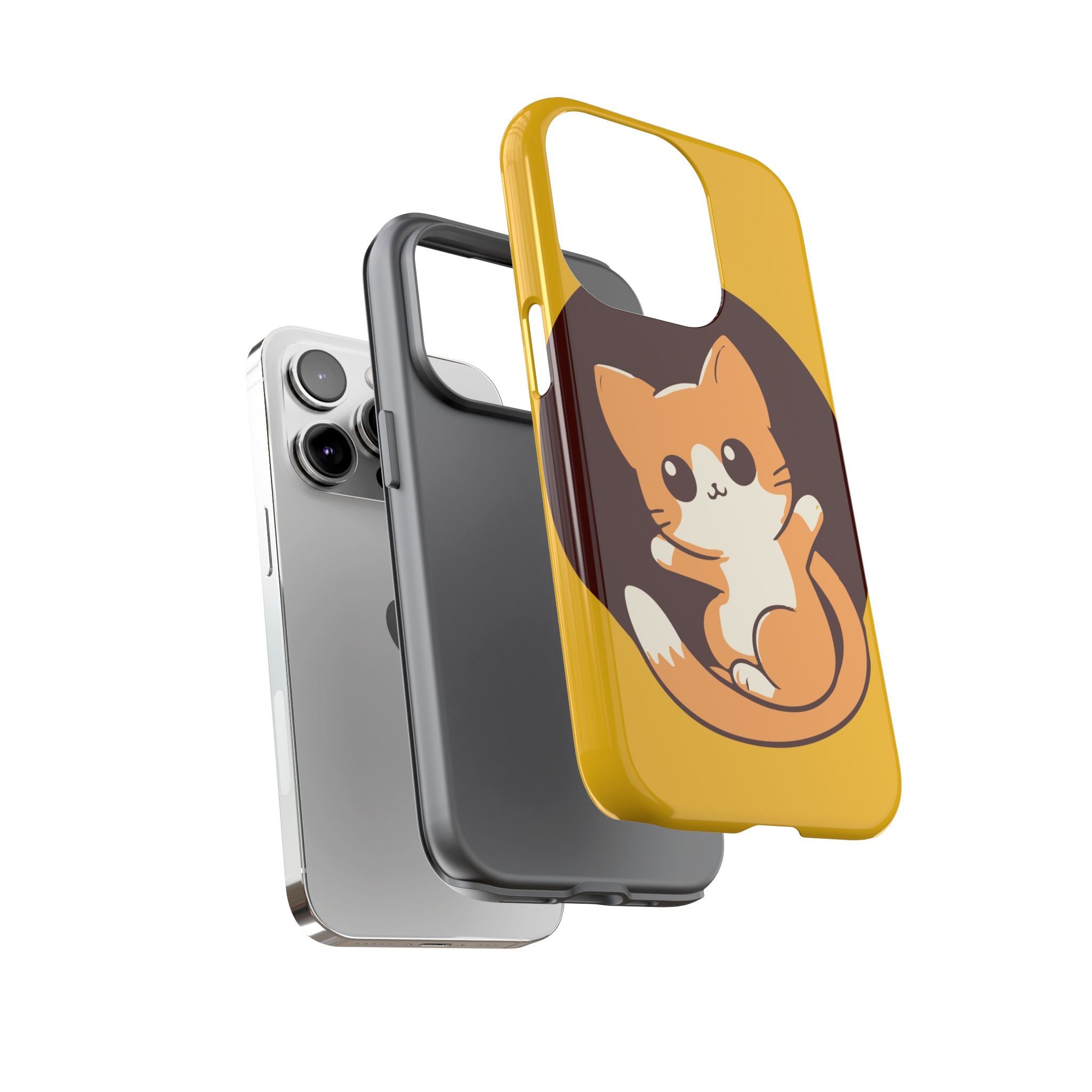 Cute Cat Phone Case | Tough Cases for Cat Lovers, Animal Design, Fun Gift, Unique Case, Durable Protection