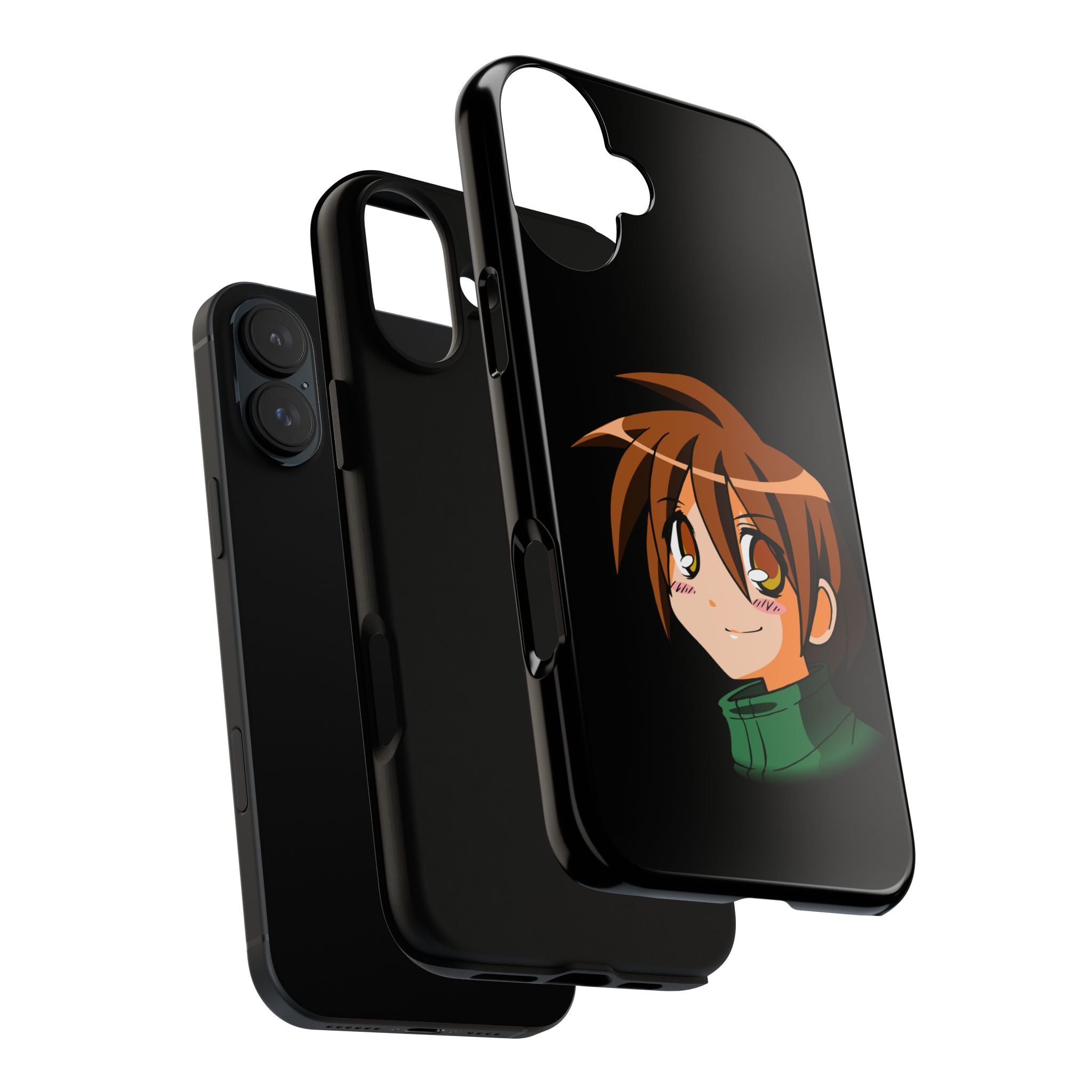 Anime Character Phone Case, Cute Phone Cover, Tough Cases for Teens, Customizable Gift, Geeky Accessories