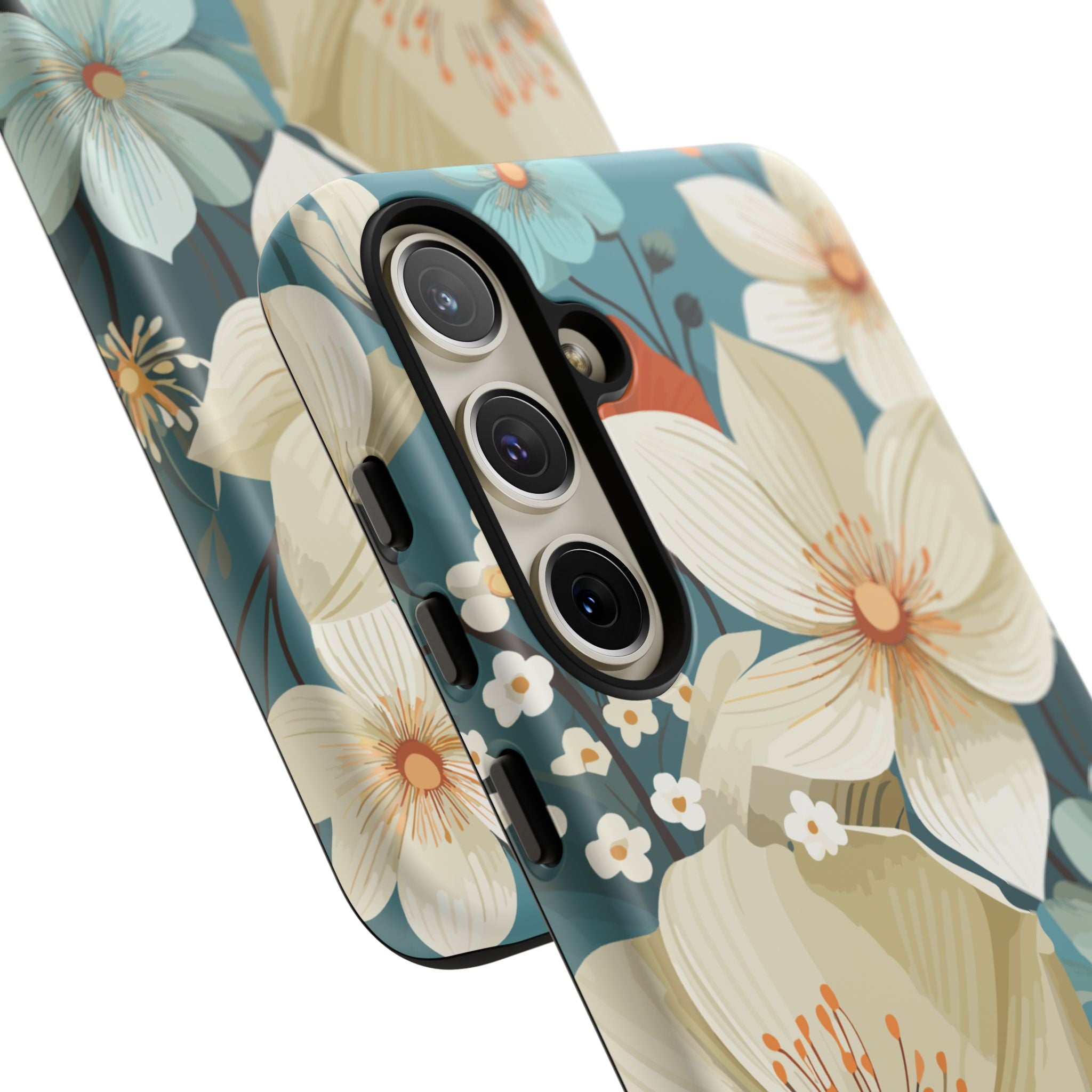Floral Phone Case, Stylish Tough Cases with Botanical Design, Flower Print Phone Cover, Gifts for Nature Lovers, Eco-Friendly Mobile Cover