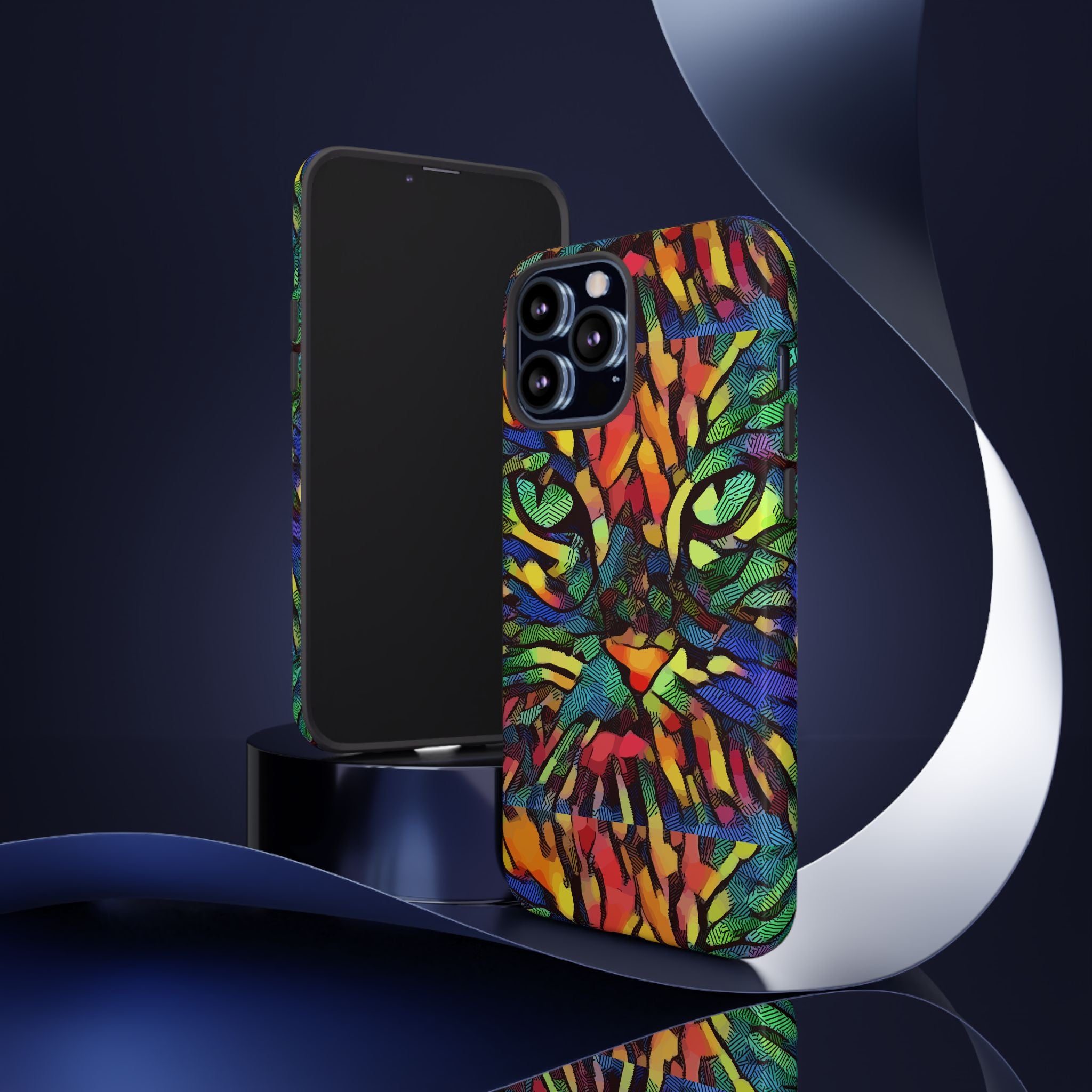 Colorful Phone Cases for Vibrant Style - Tough Cases, Unique Gifts, Animal Print, Artistic Design, Phone Accessories, Eco-Friendly
