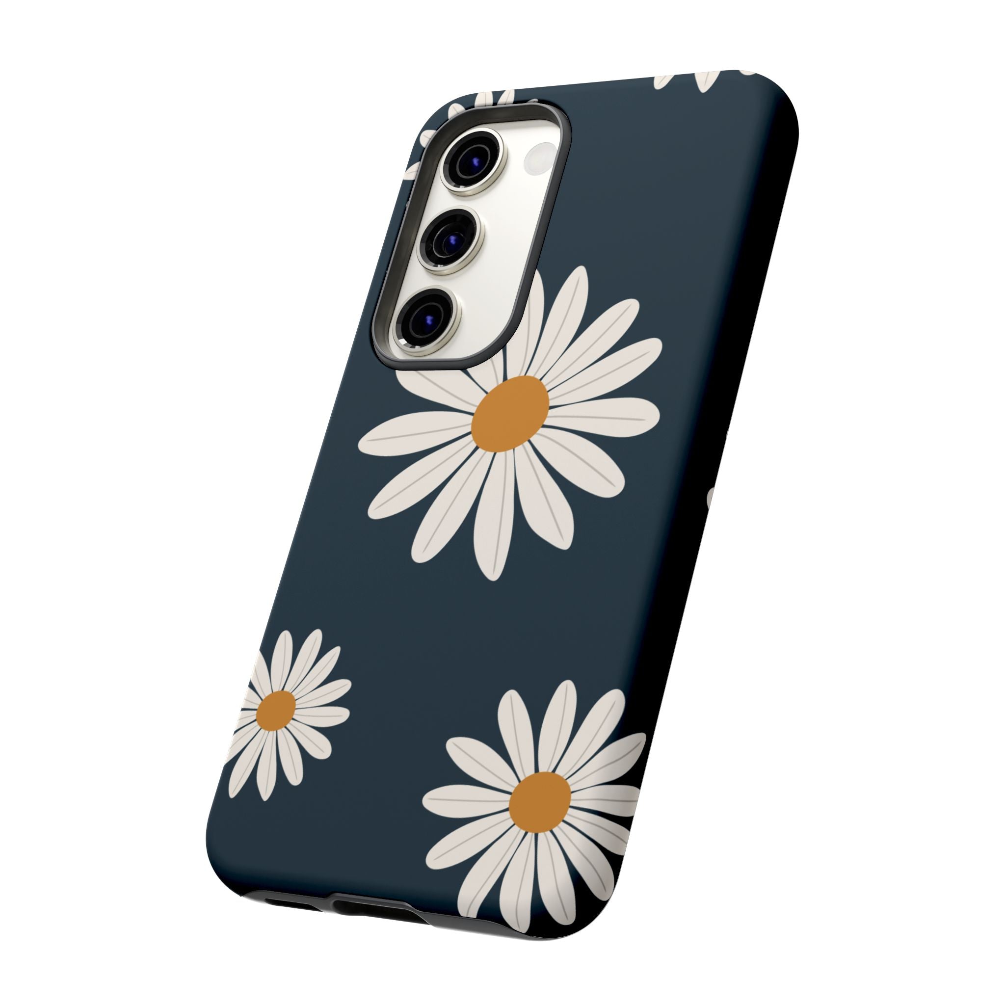 Daisy Phone Case, Floral Phone Cover, Tough Phone Case, Gift for Flower Lovers, Smartphone Accessory, Spring Design