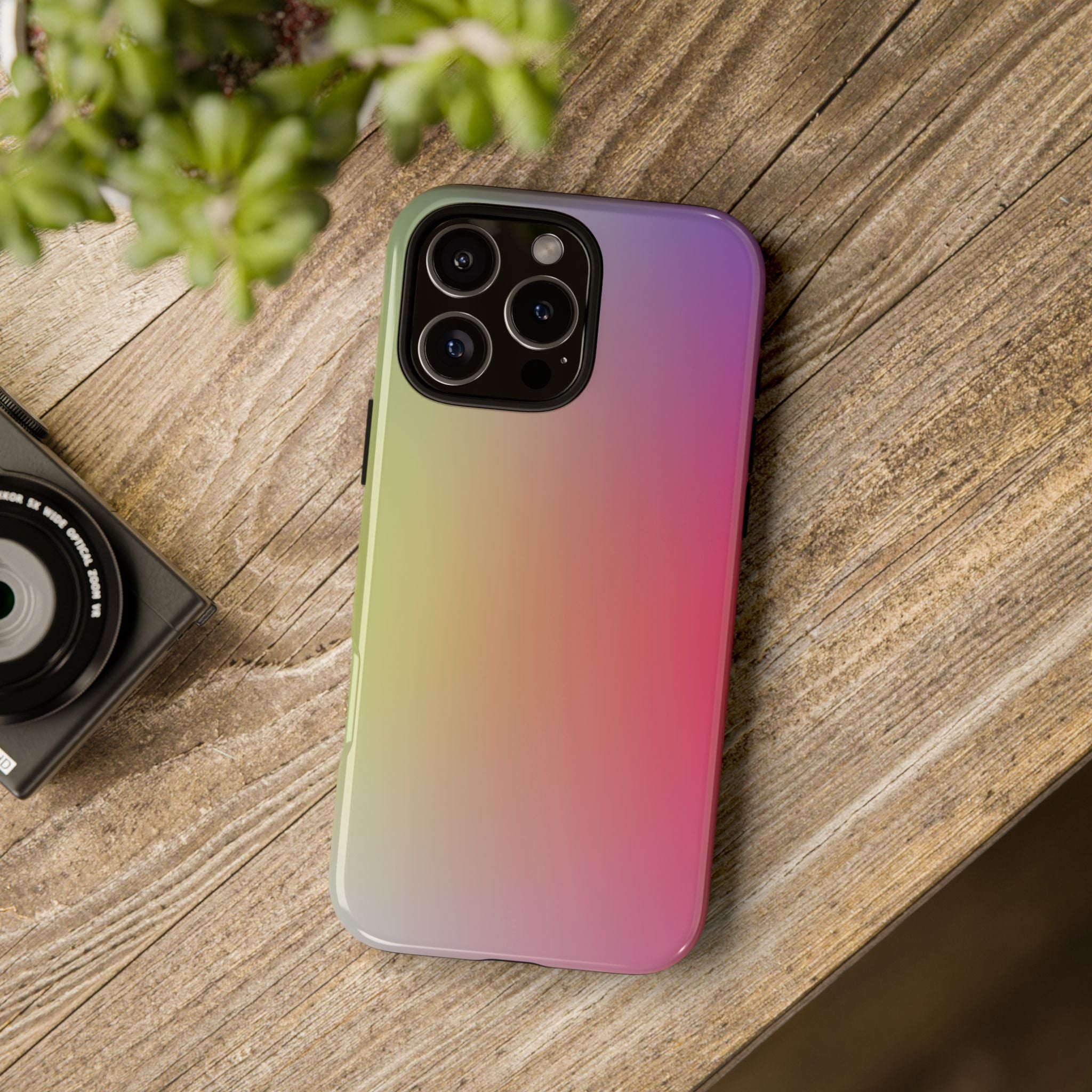 Gradient Phone Case, Tough Cases, Colorful Tech Accessory, Modern Phone Protection, Trendy Gift for Friends, Birthday, Holidays