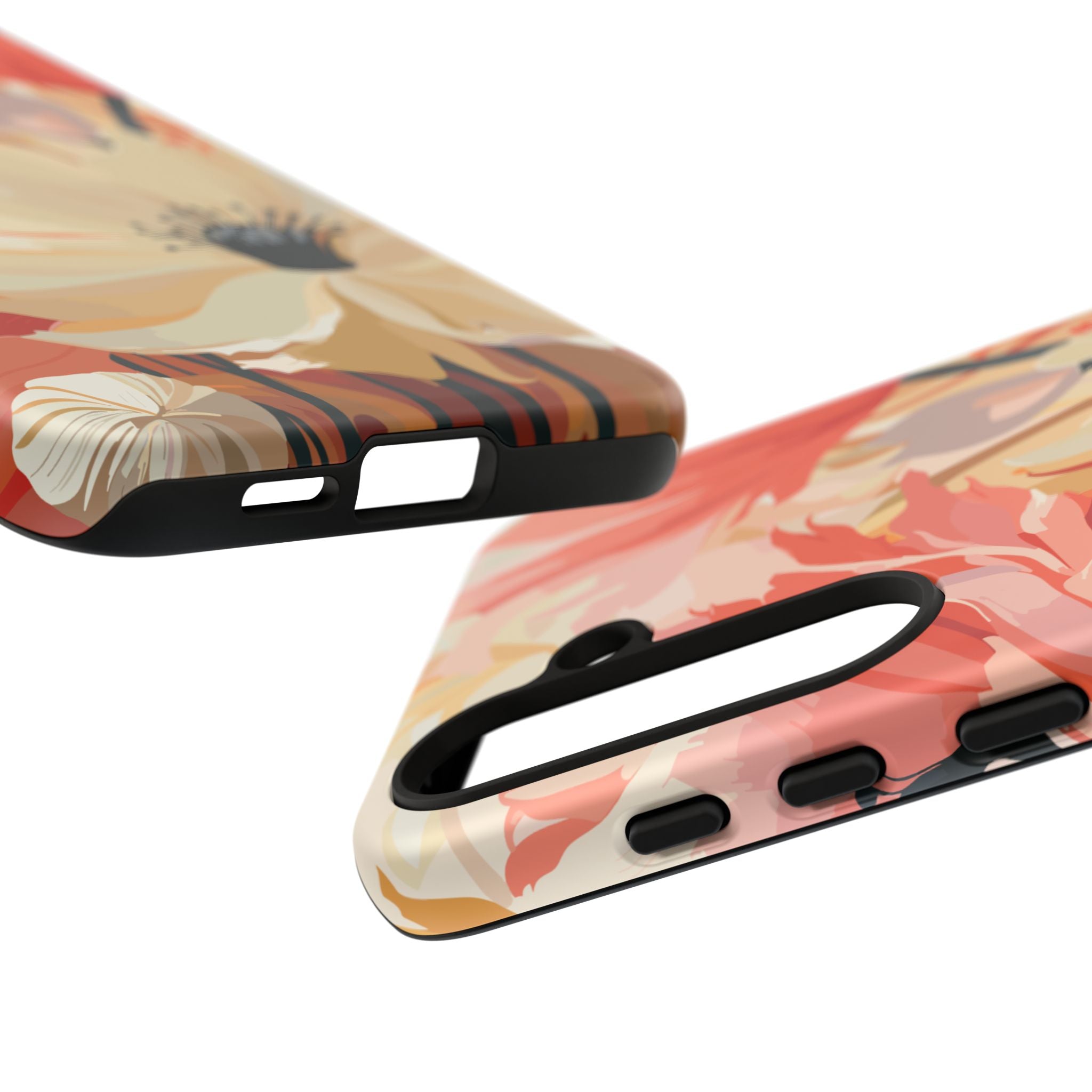Floral Phone Case, Tough Protective Cover for Floral Lovers, Perfect Gift for Friends, Spring Celebration, Art Lovers Gift