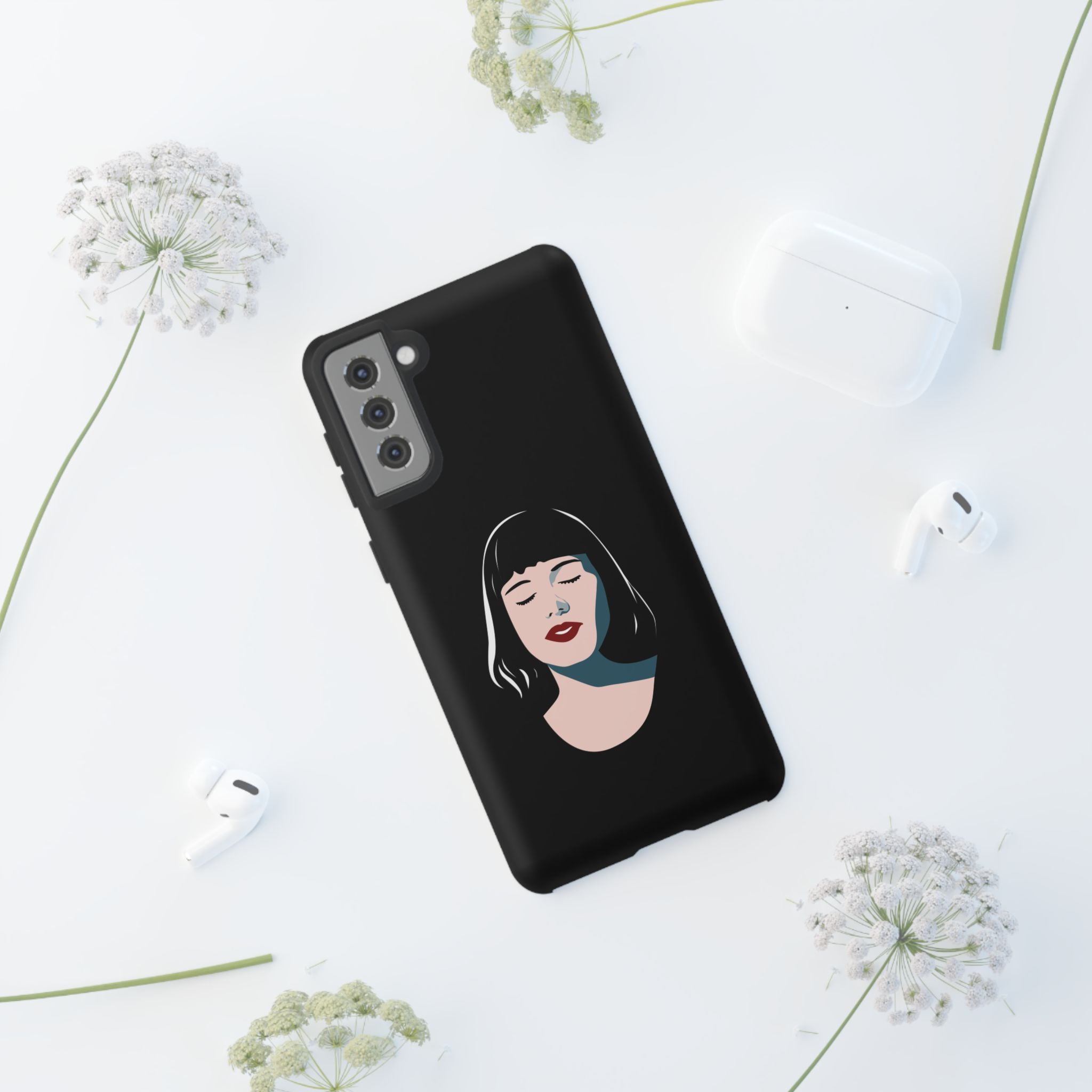 Aesthetic Phone Case, Art Deco iPhone Cover, Minimalist Cell Phone Protector, Gift for Her, Stylish Mobile Accessories