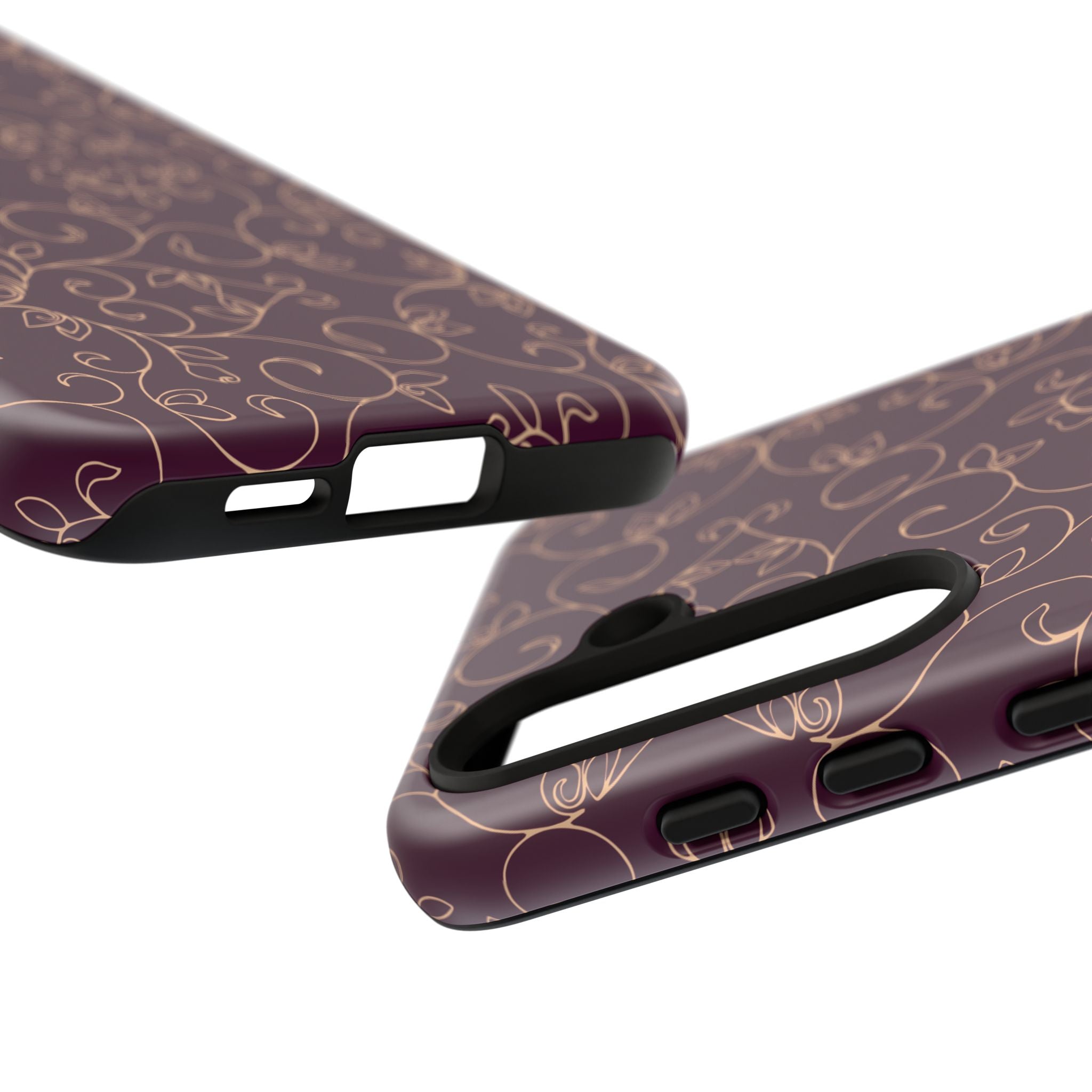Elegant Floral Phone Case | Durable Mobile Cover, Gift for Her, Floral Design, Stylish Accessory, Phone Protection