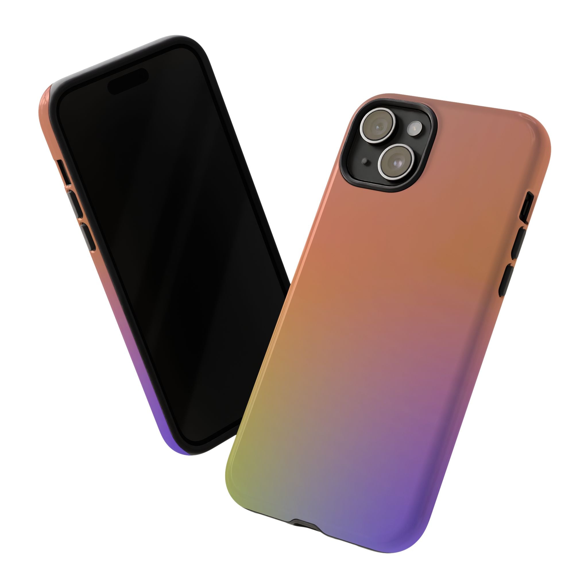 Colorful Gradient Phone Case, Tough Cases for iPhone, Customizable Phone Cover, Trendy Tech Accessory, Gift for Tech Lovers