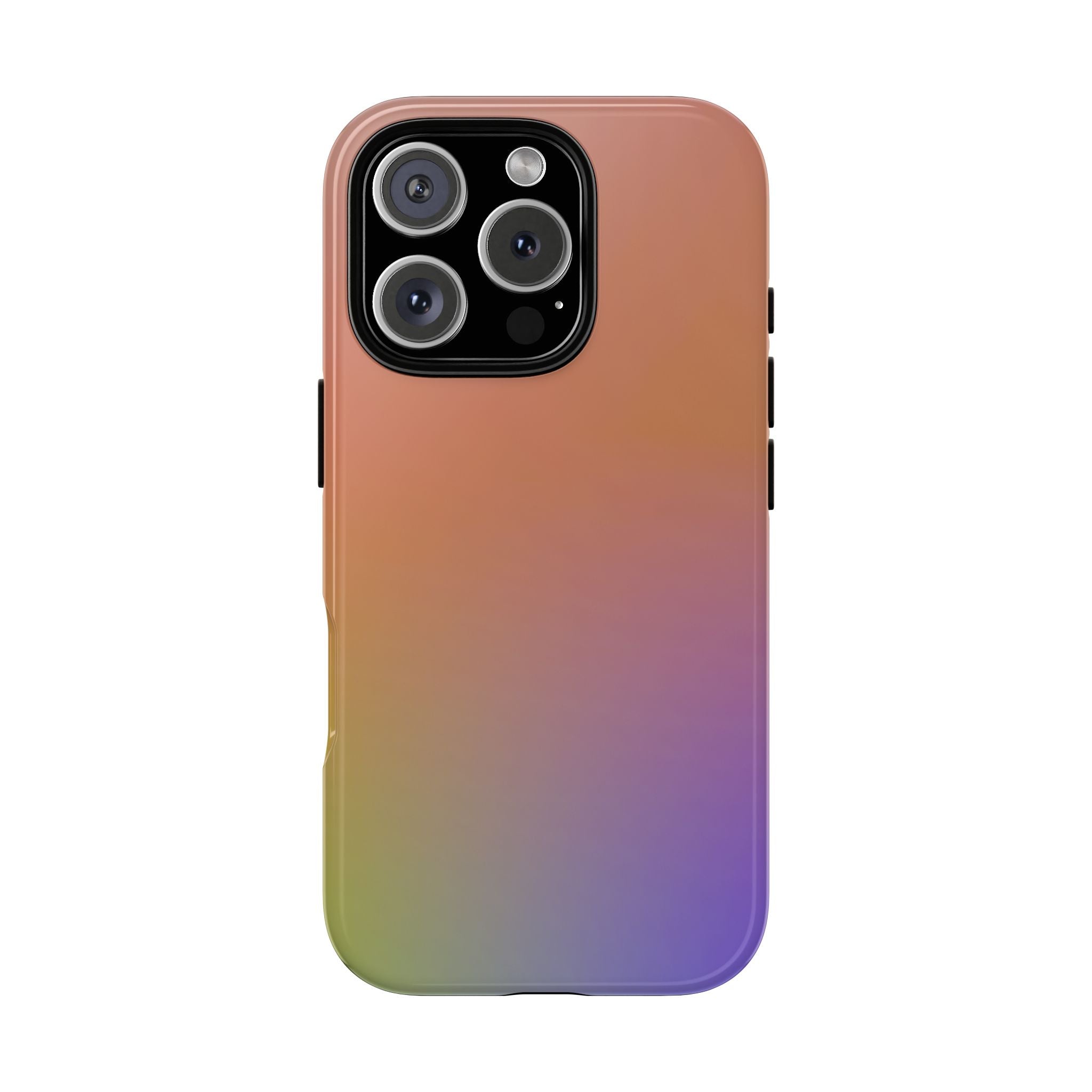 Colorful Gradient Phone Case, Tough Cases for iPhone, Customizable Phone Cover, Trendy Tech Accessory, Gift for Tech Lovers