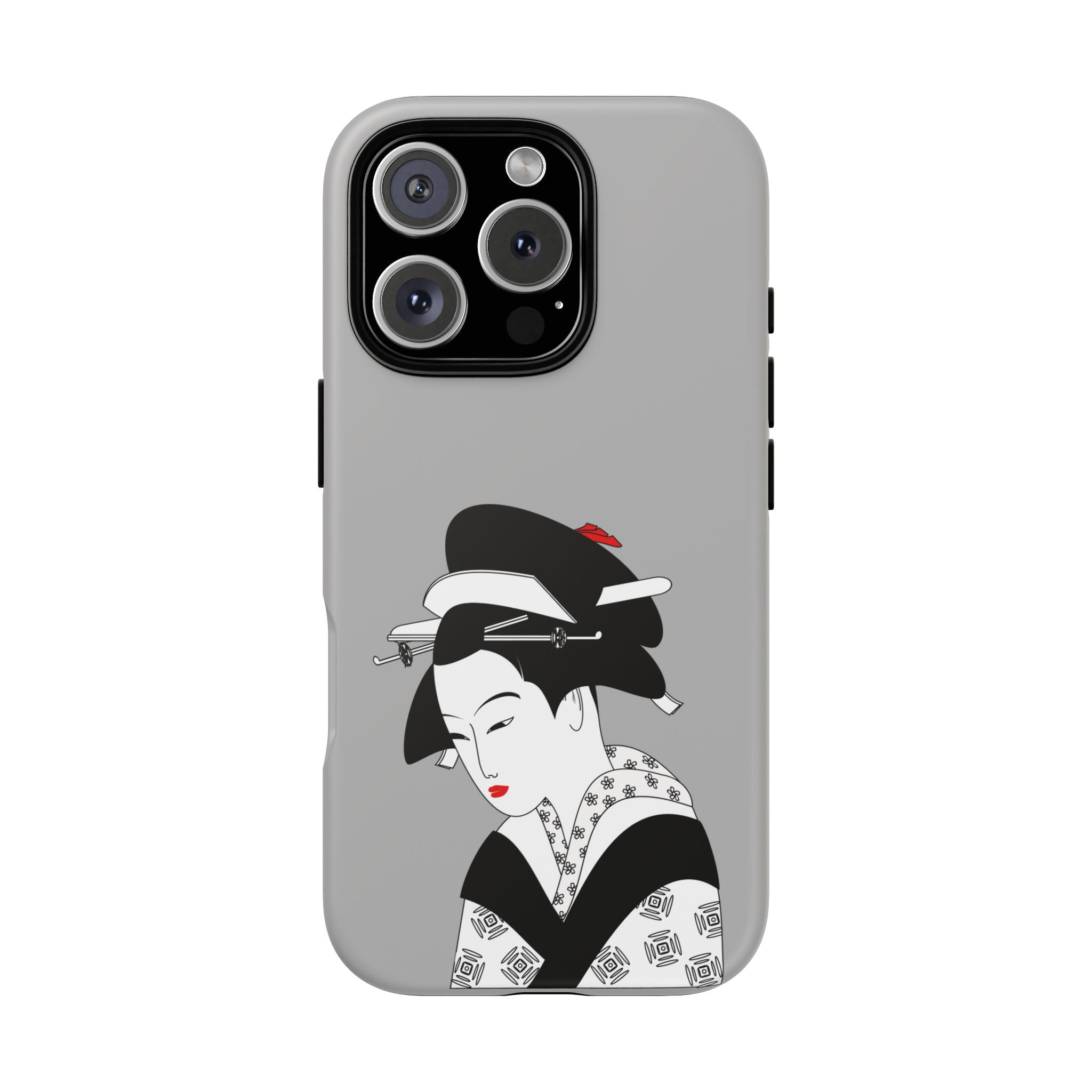 Stylish Phone Case with Japanese Geisha Design, Tough Phone Case, Cute Phone Cover, Japanese Art, Ethnic Style