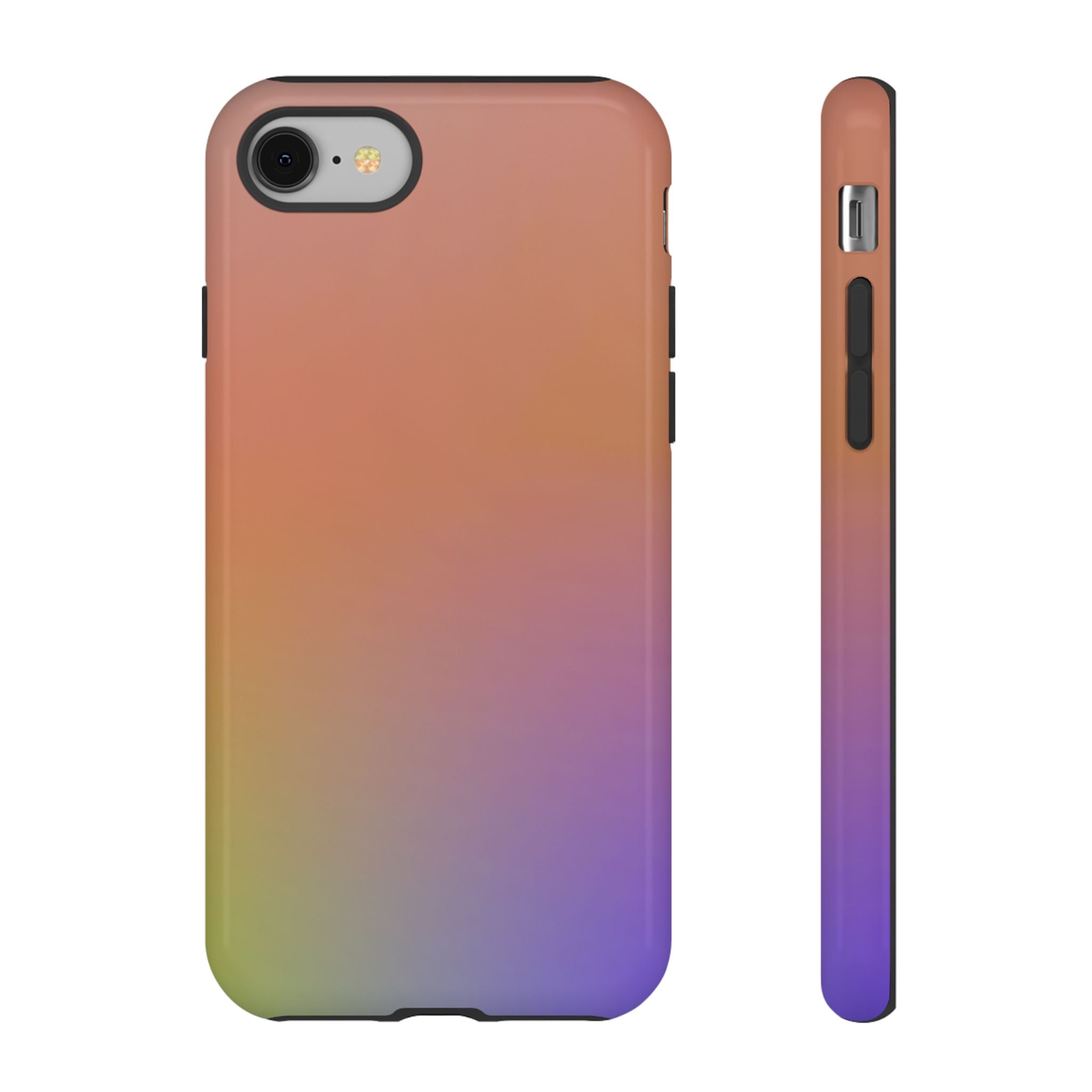 Colorful Gradient Phone Case, Tough Cases for iPhone, Customizable Phone Cover, Trendy Tech Accessory, Gift for Tech Lovers