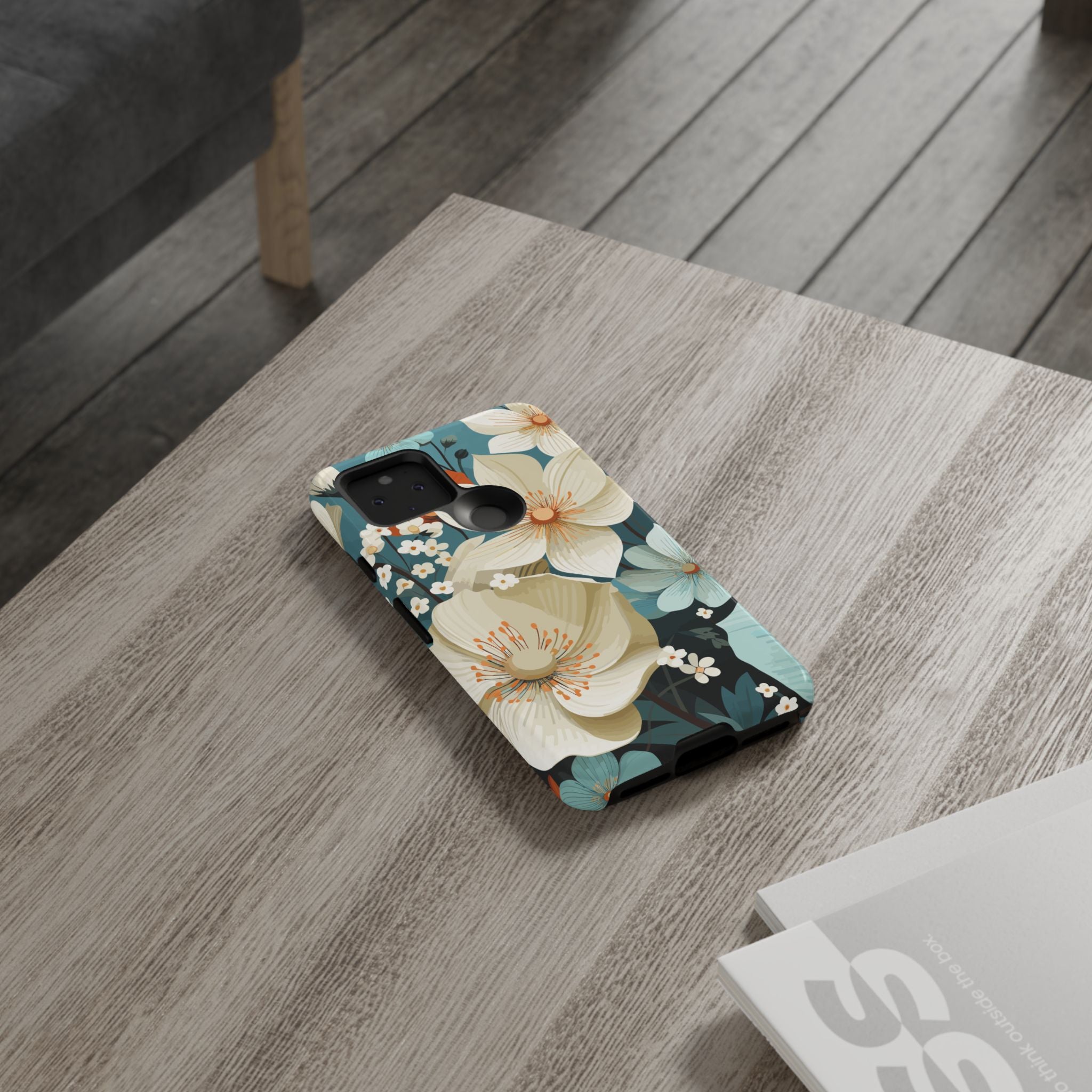 Floral Phone Case, Stylish Tough Cases with Botanical Design, Flower Print Phone Cover, Gifts for Nature Lovers, Eco-Friendly Mobile Cover