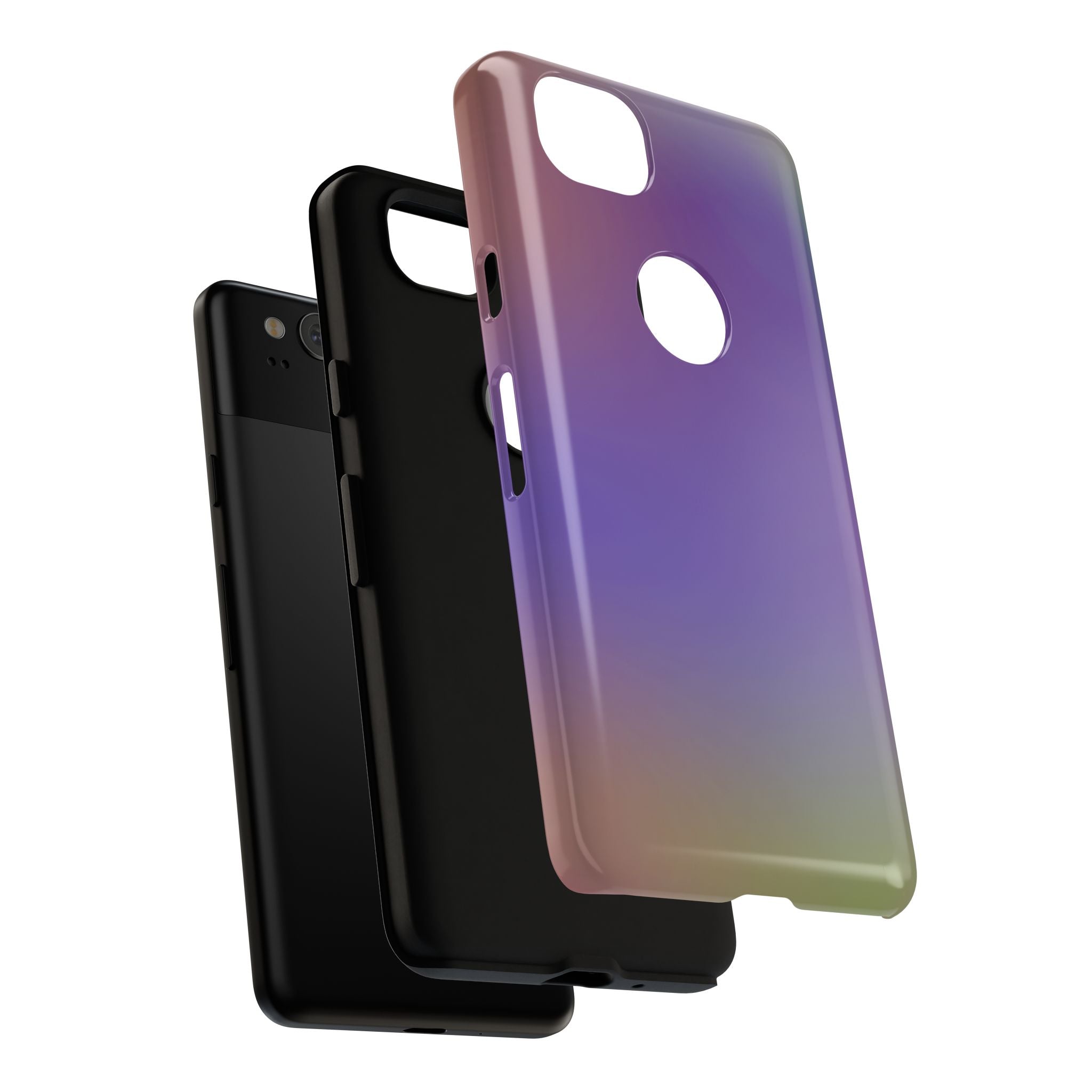 Colorful Phone Case, Tough Phone Cover, Gradient Design Case, Stylish Mobile Accessories, Unique Gift for Her