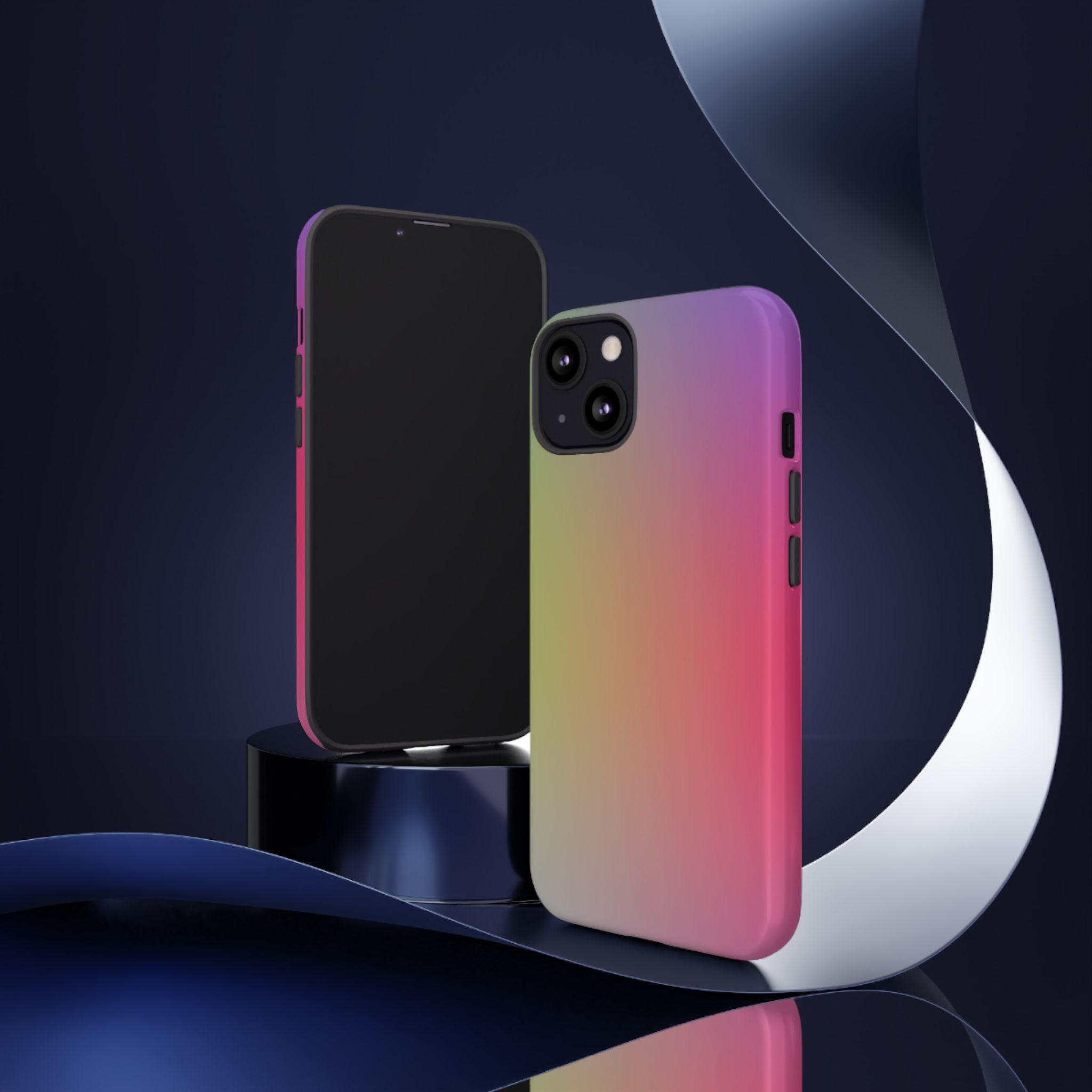 Gradient Phone Case, Tough Cases, Colorful Tech Accessory, Modern Phone Protection, Trendy Gift for Friends, Birthday, Holidays