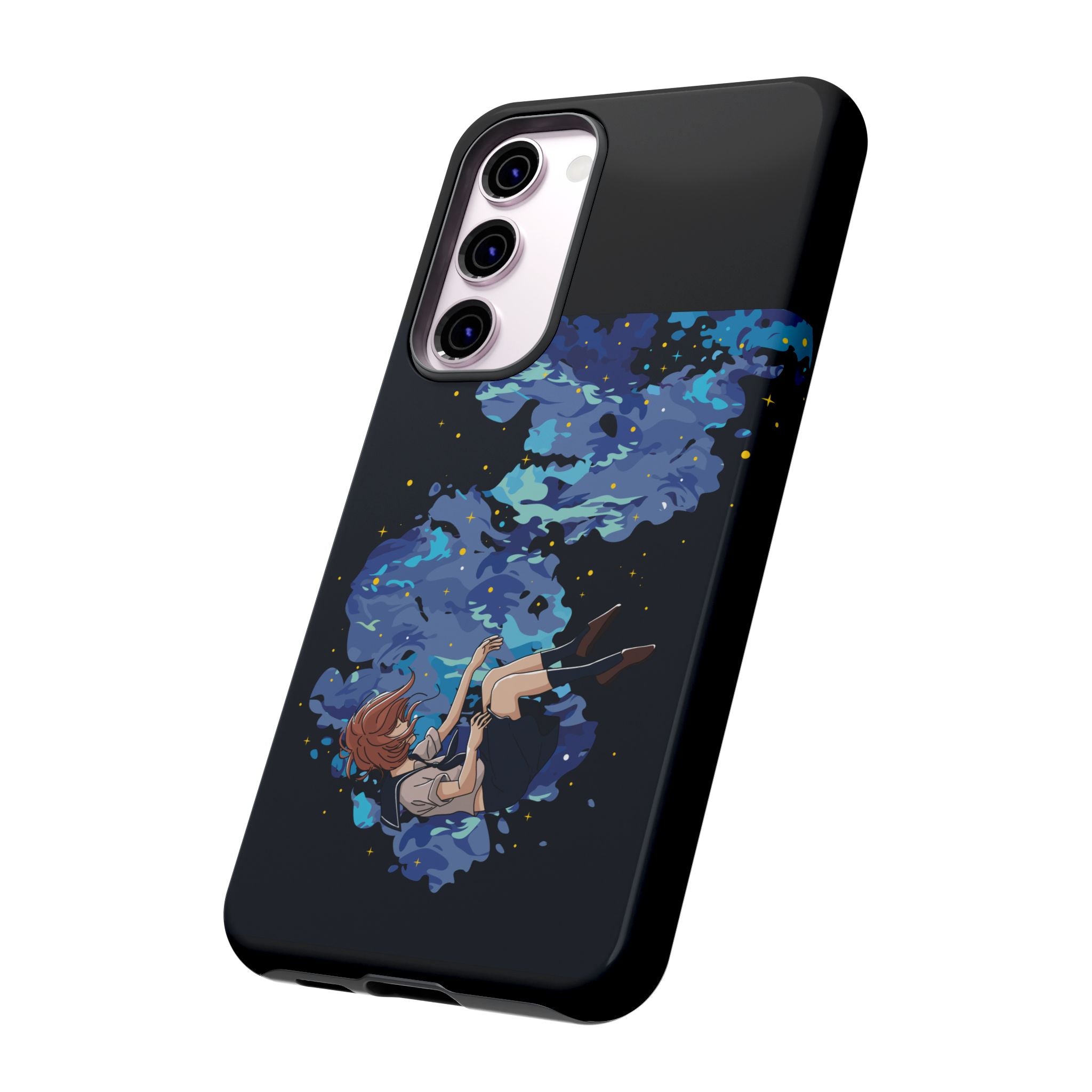 Tough Cases Phone Case - Artistic Galaxy Design, Cute Sleeve for Teens, Gift for Students, Unique Mobile Accessory, Trendy Tech Protection