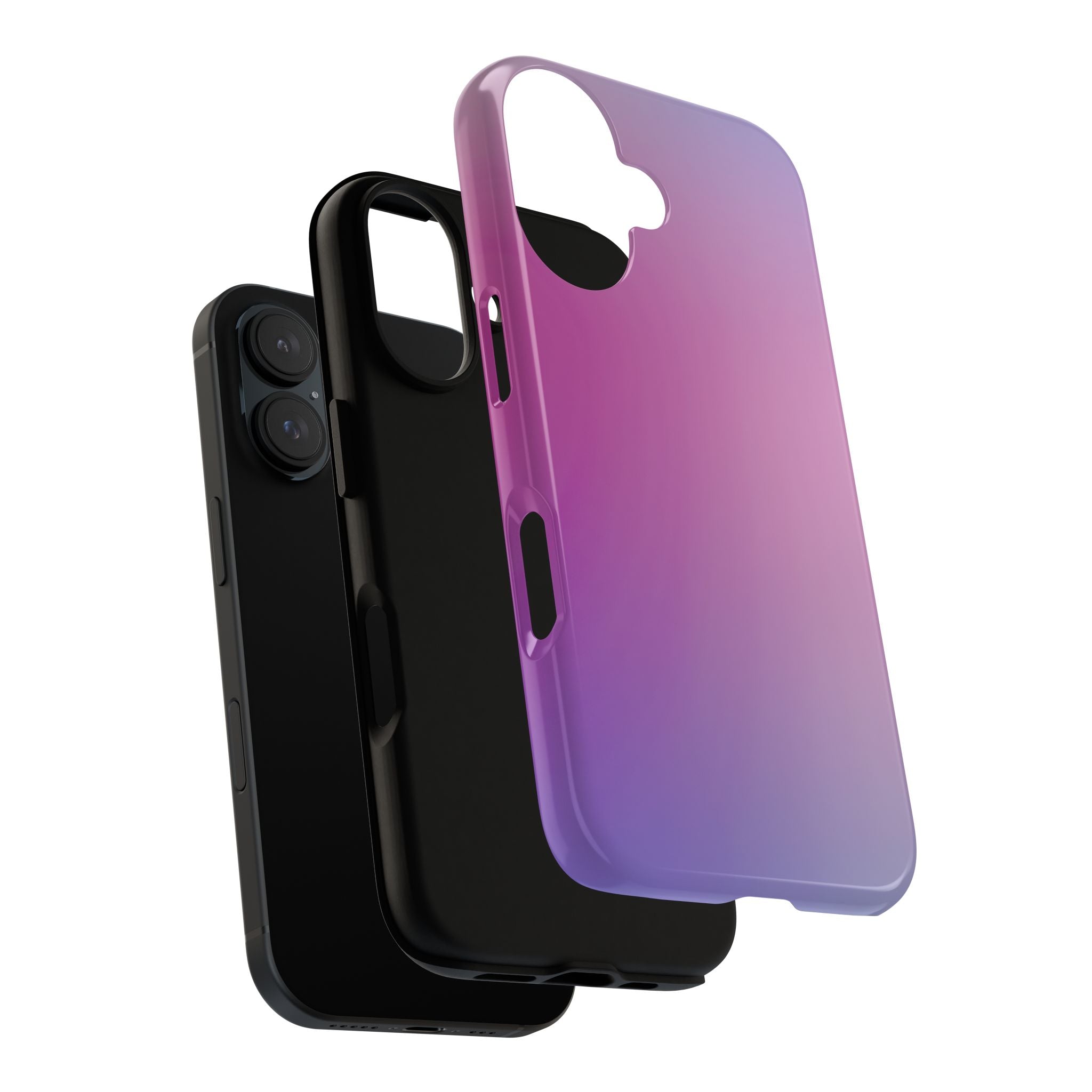 Stylish Phone Case, Tough Phone Cover, Gradient Phone Protector, Customizable Phone Shell, Durable Phone Accessory