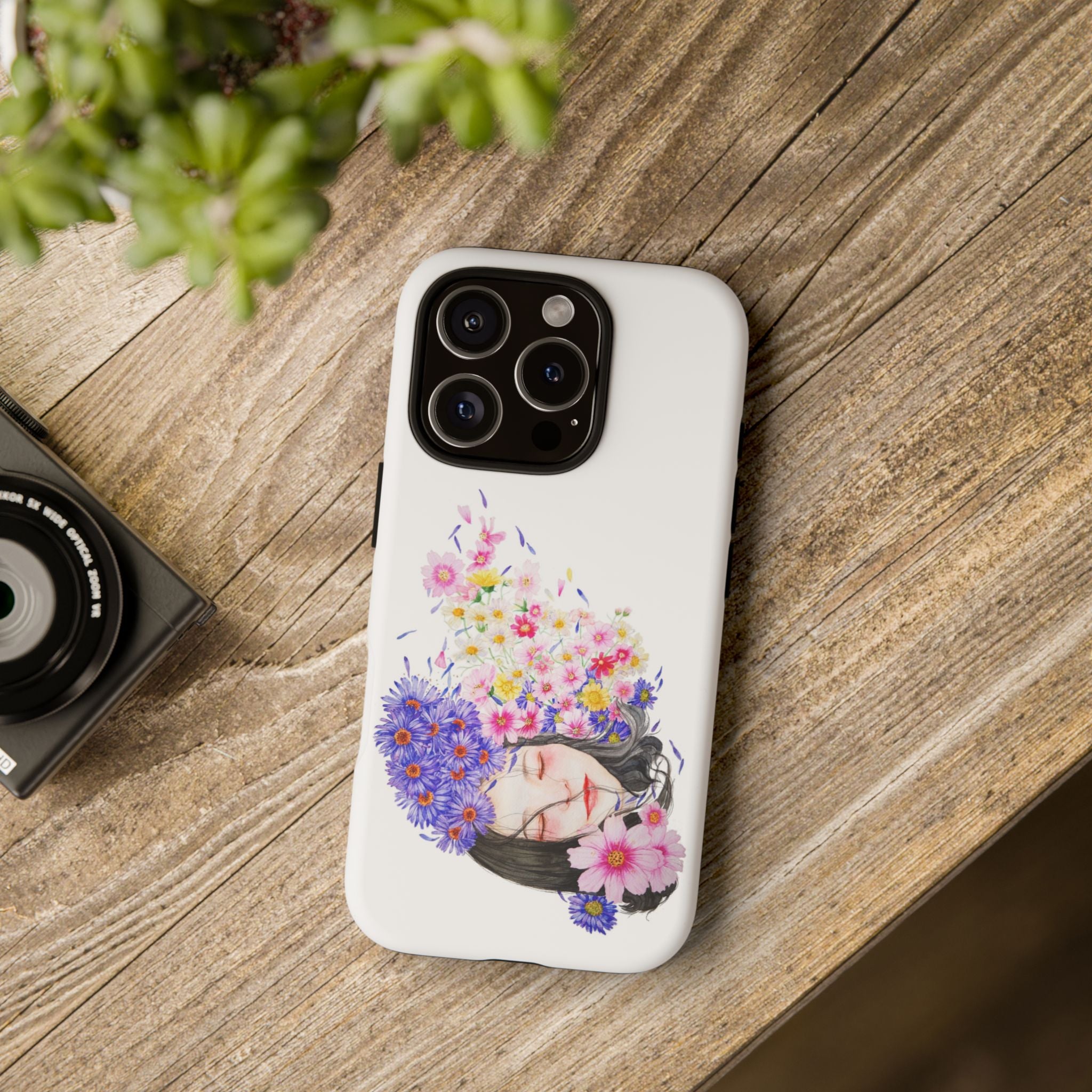 Floral Phone Case | Tough Cases | Cute Floral Design, Gift for Her, Spring Accessory, Mother's Day Gift, Stylish Protection