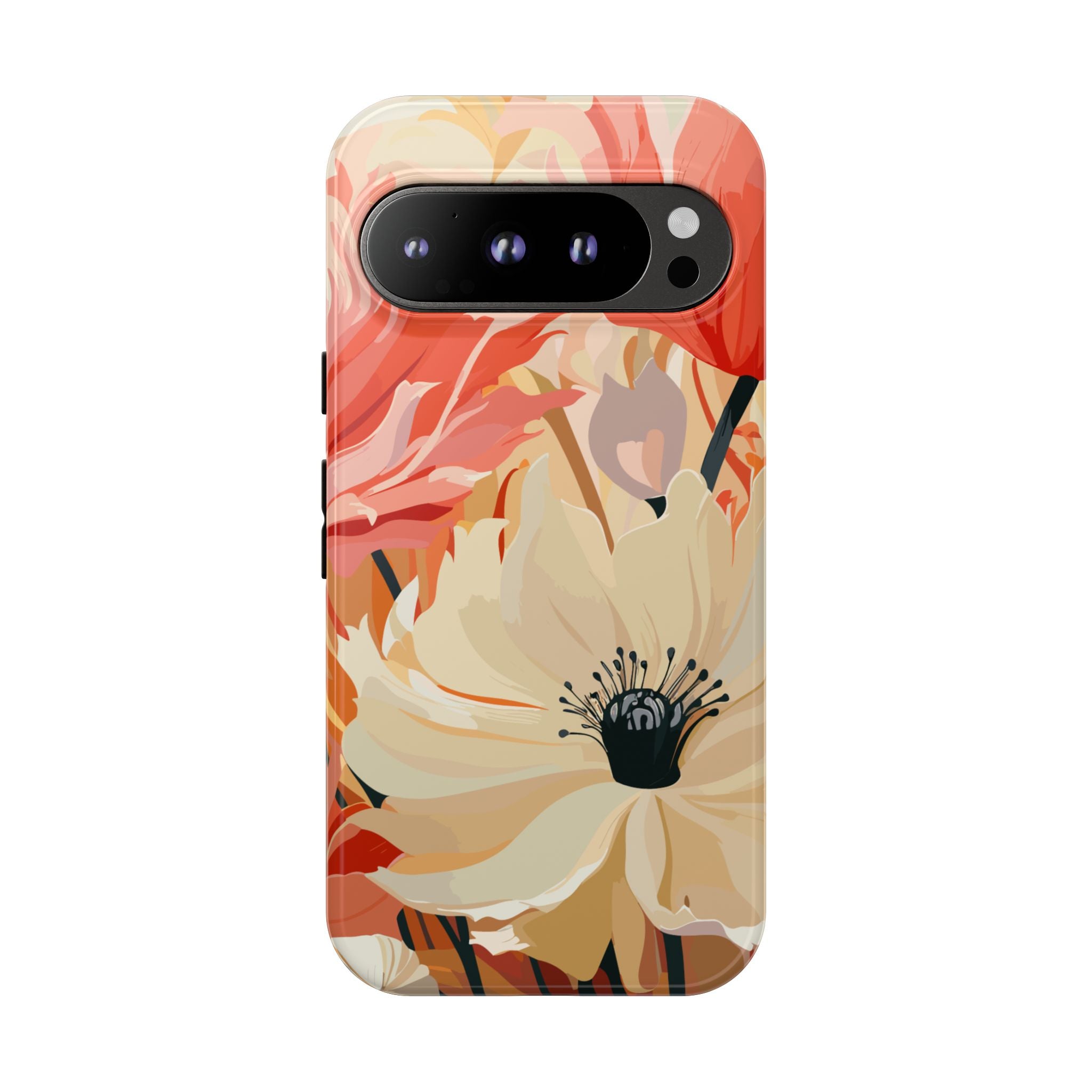 Floral Phone Case, Tough Protective Cover for Floral Lovers, Perfect Gift for Friends, Spring Celebration, Art Lovers Gift