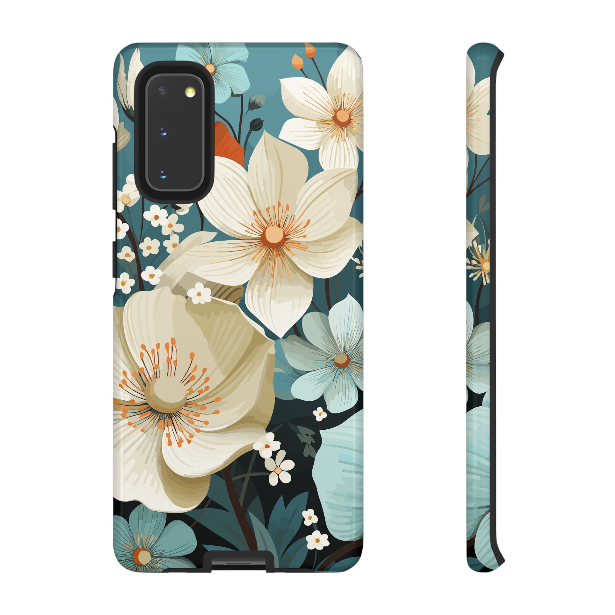 Floral Phone Case, Stylish Tough Cases with Botanical Design, Flower Print Phone Cover, Gifts for Nature Lovers, Eco-Friendly Mobile Cover