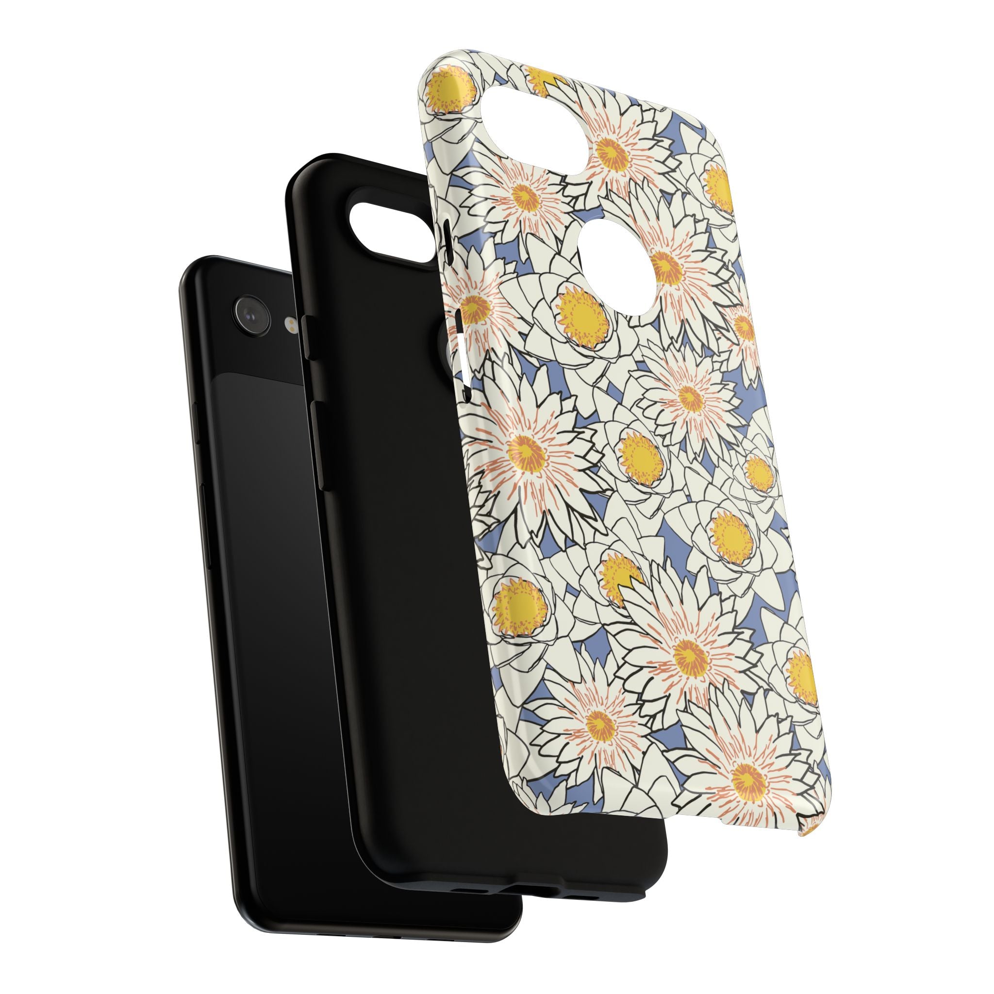 Stylish Phone Case, Floral Protective Cover, Gift for Nature Lovers, Trendy Tech Accessory, Customizable Phone Case