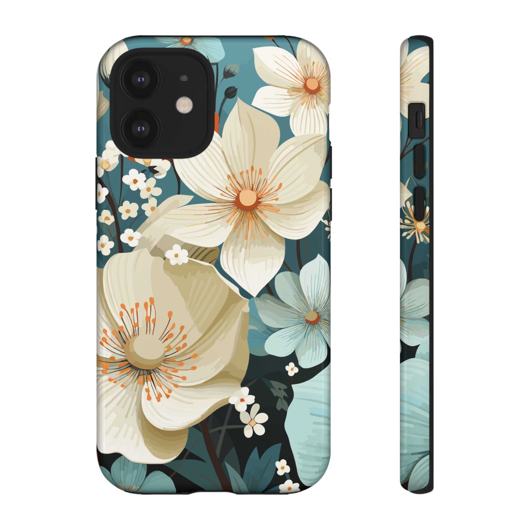 Floral Phone Case, Stylish Tough Cases with Botanical Design, Flower Print Phone Cover, Gifts for Nature Lovers, Eco-Friendly Mobile Cover