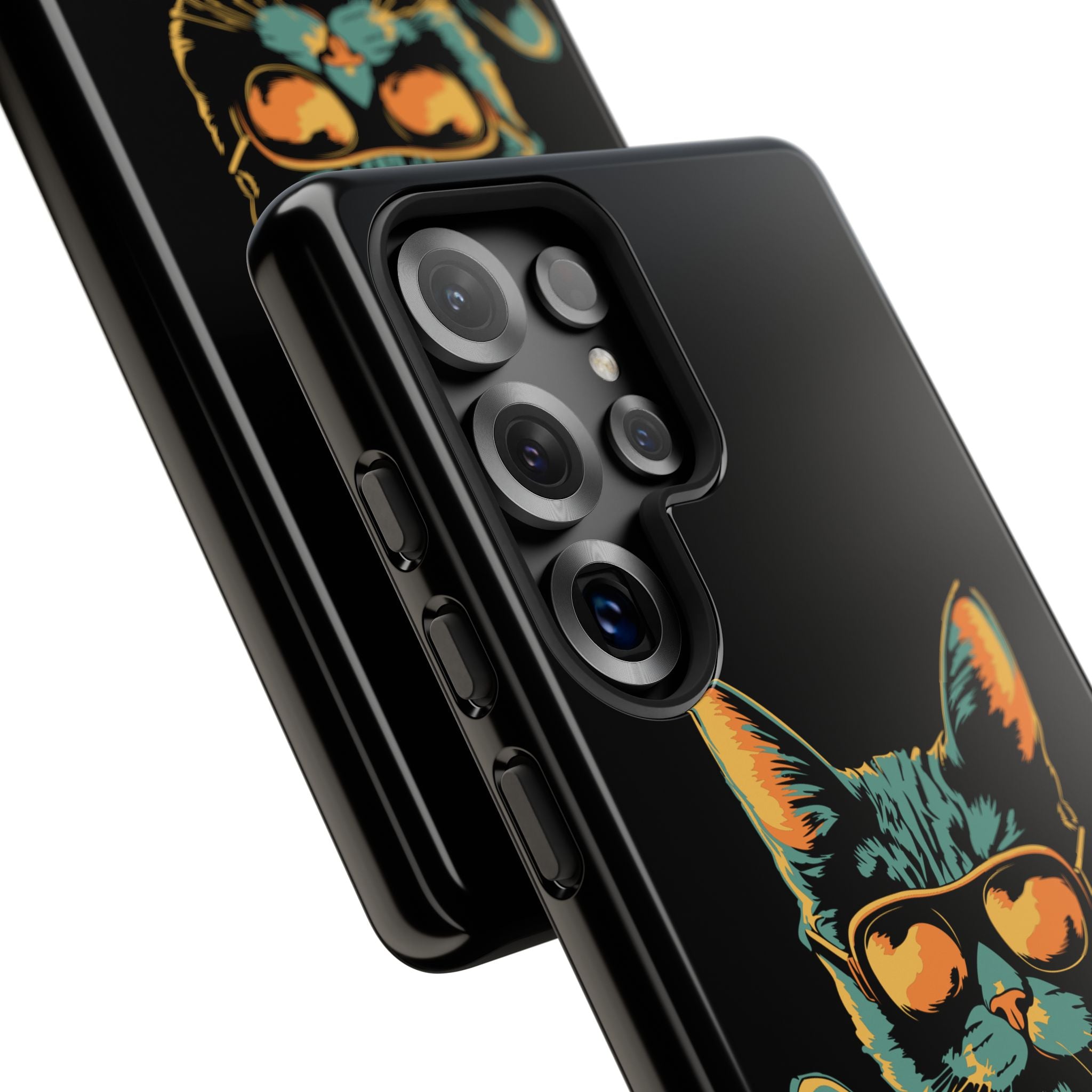 Cool Cat Phone Case, Stylish Phone Cover, Pet Lover Gift, Cute Cat Design, Fun Cat Accessories