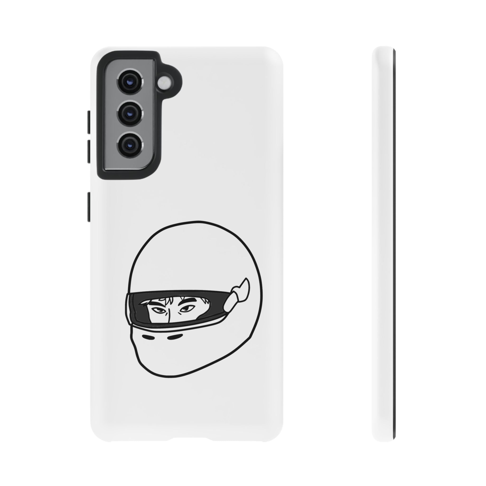 Stylish Phone Case with Racing Helmet Design | Tough Cases | Unique Gift, Motorcycle Enthusiast, Race Lover, Custom Accessory, Everyday Use
