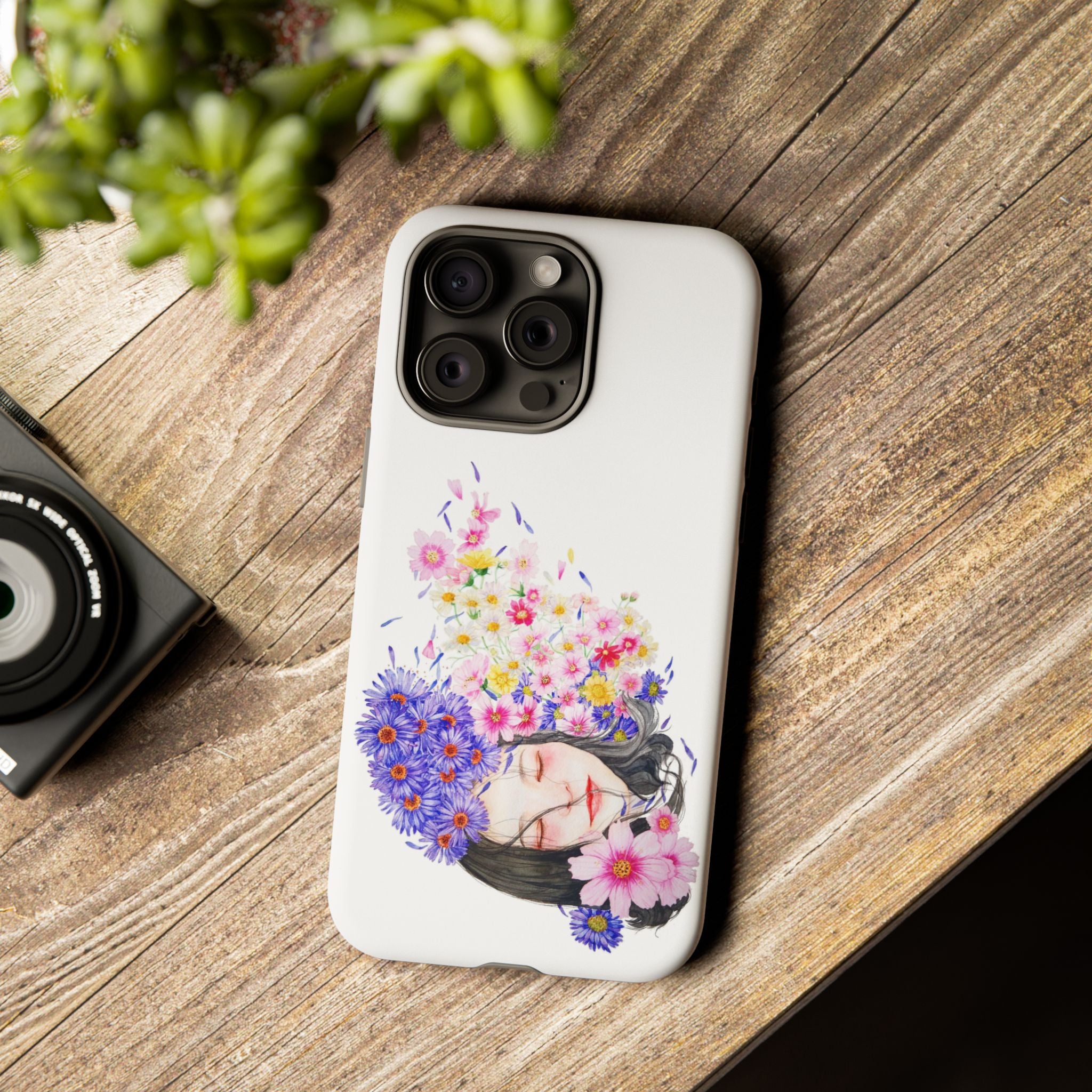 Floral Phone Case | Tough Cases | Cute Floral Design, Gift for Her, Spring Accessory, Mother's Day Gift, Stylish Protection