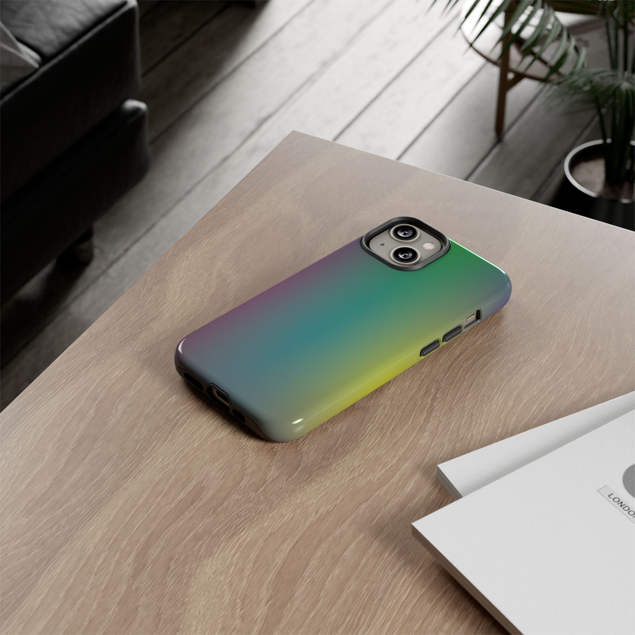 Gradient Phone Case, Tough Cases, Stylish Phone Protector, Unique Phone Cover, Gift for Tech Lovers, Colorful Phone Accessory