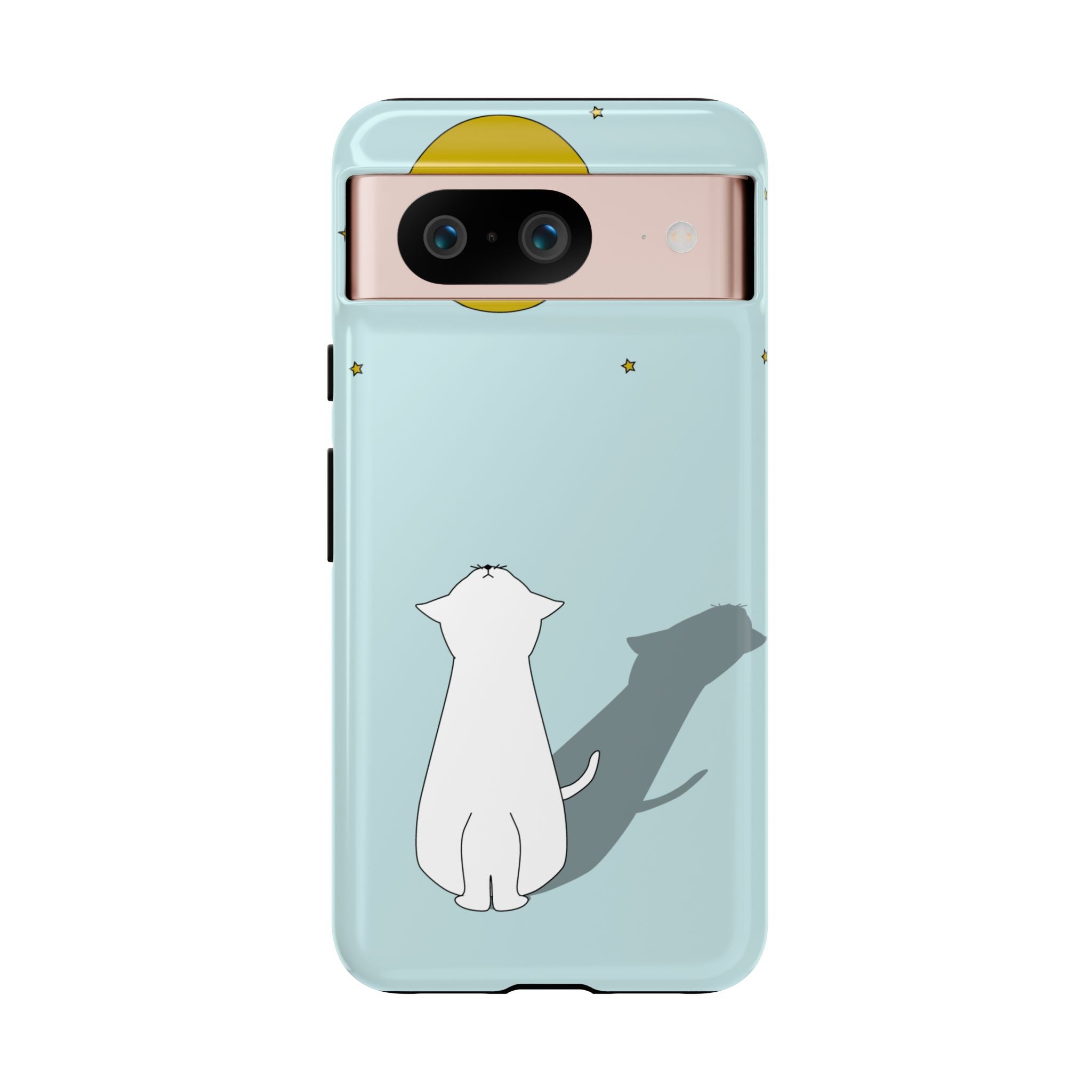 Cute Cat Phone Case, Tough Phone Cover, Pet Lover Gift, Unique Case, Animal Decor, Birthday Gift