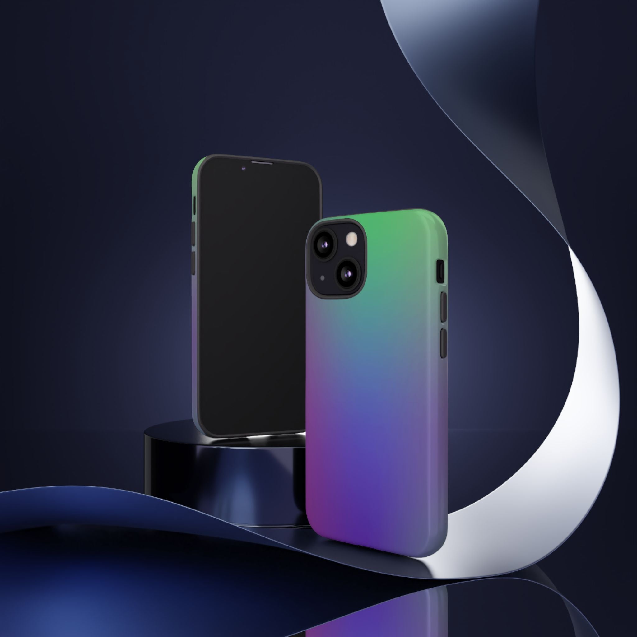 Gradient Phone Case, Durable Phone Protector, Trendy Cell Phone Accessory, Gift for Tech Lovers, Stylish Mobile Case
