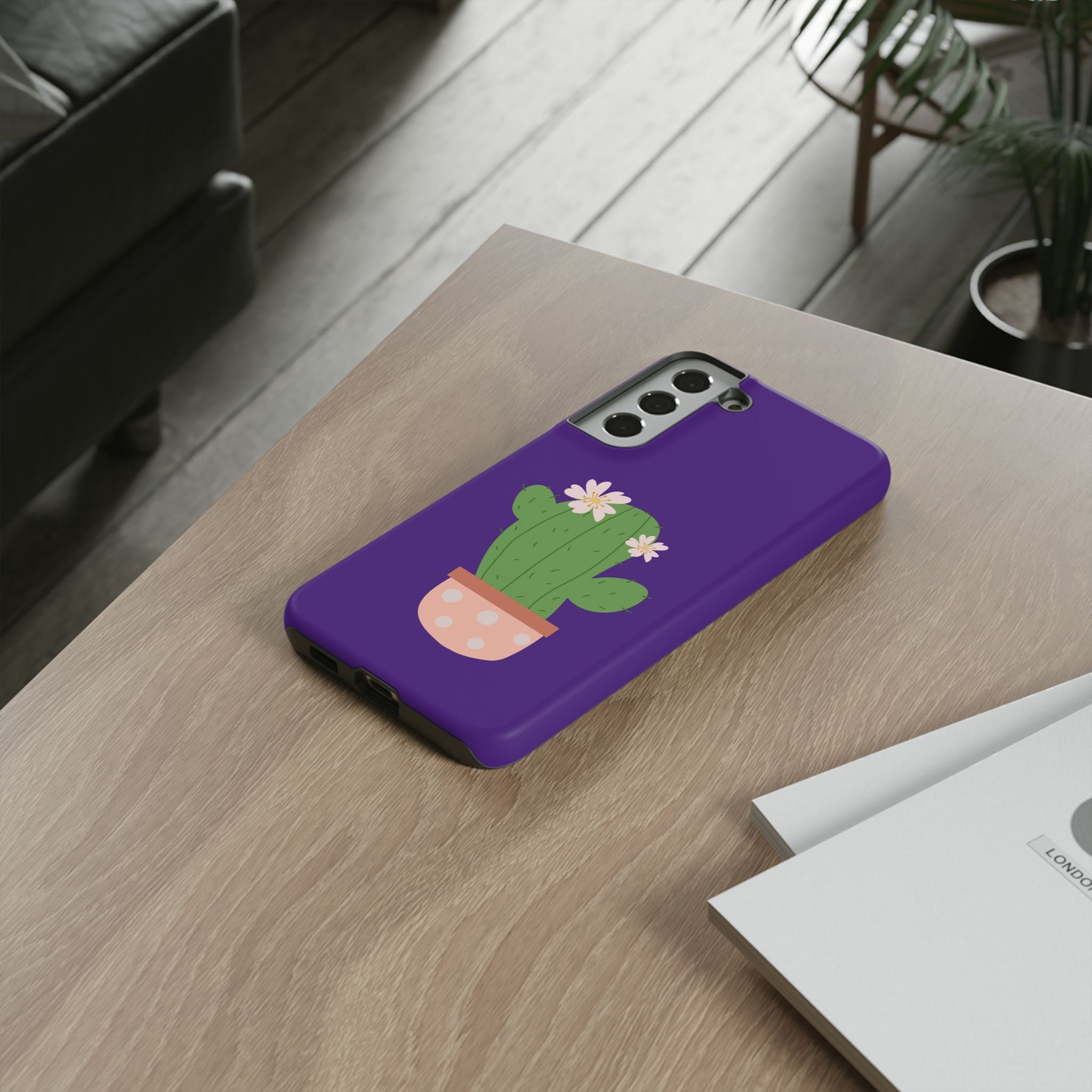 Cactus Phone Case, Tough Cases, Cute Floral, Trending Design, Unique Gift, Phone Accessories, Summer Vibe, Nature Lover