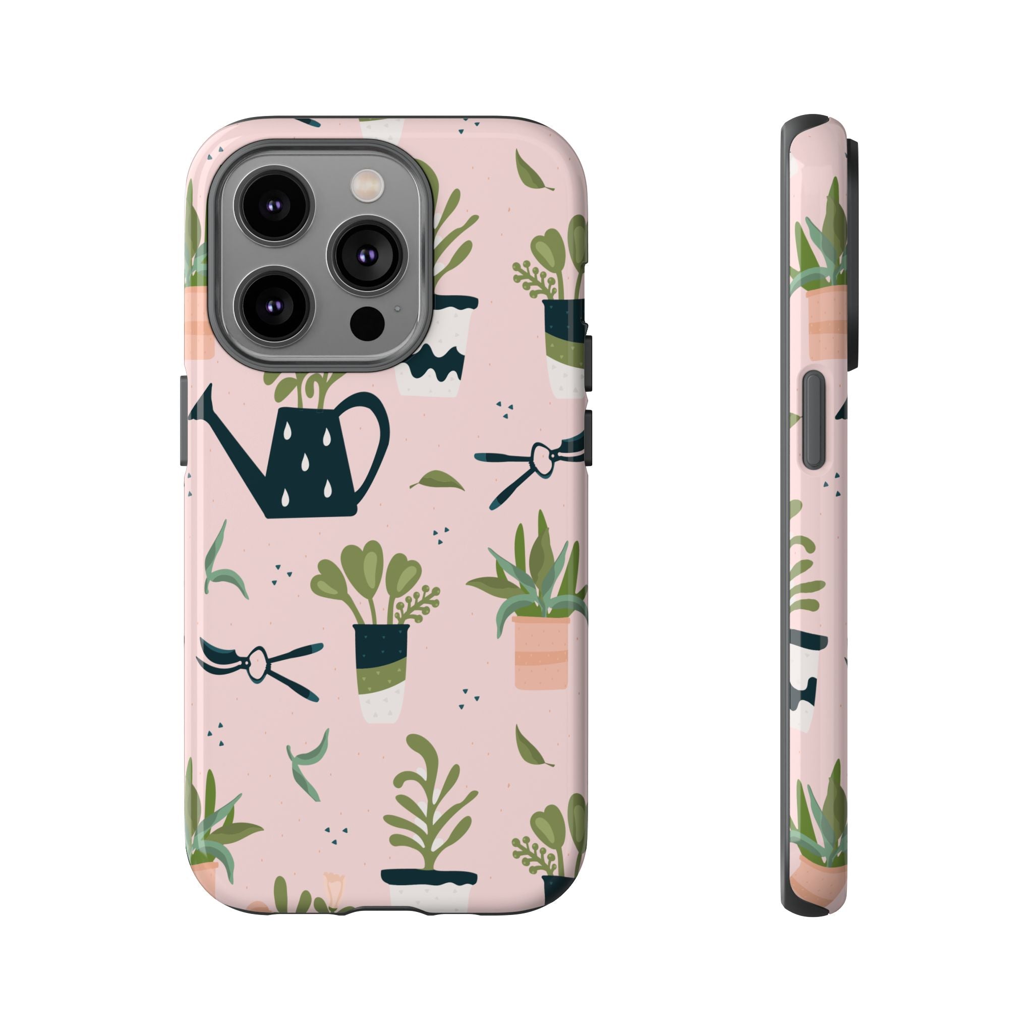 Floral Phone Case, Cute Plant Lover Case, Gift for Gardeners, Phone Cover, Green Thumb Accessories, Mother's Day Gift
