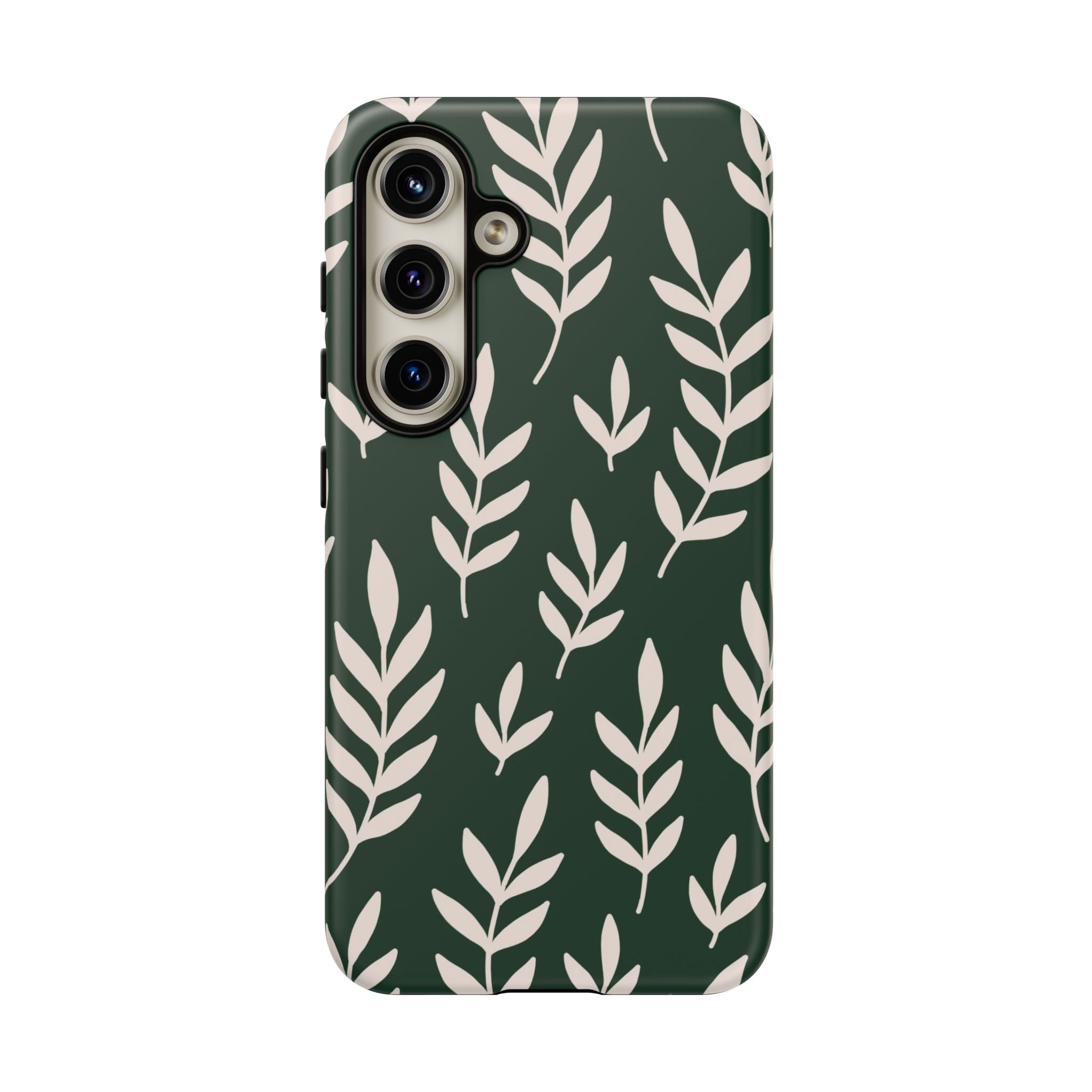 Leafy Phone Case, Tough Cases for Nature Lovers, Green Leaf Design, Eco-Friendly, Stylish Mobile Cover, Gift for Her