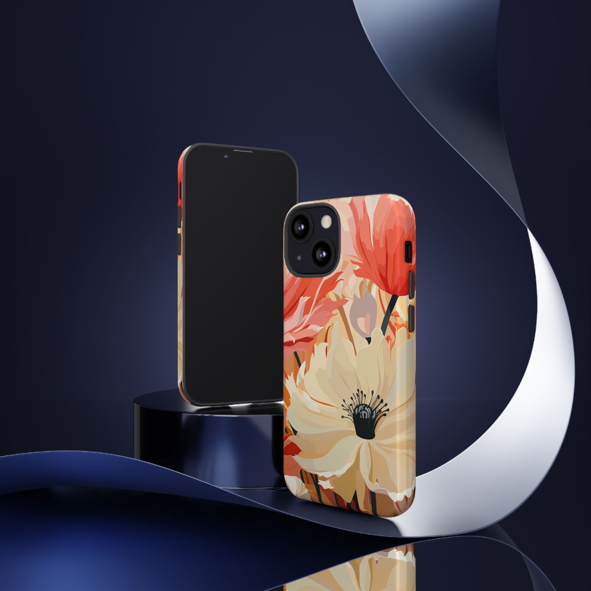 Floral Phone Case, Tough Protective Cover for Floral Lovers, Perfect Gift for Friends, Spring Celebration, Art Lovers Gift
