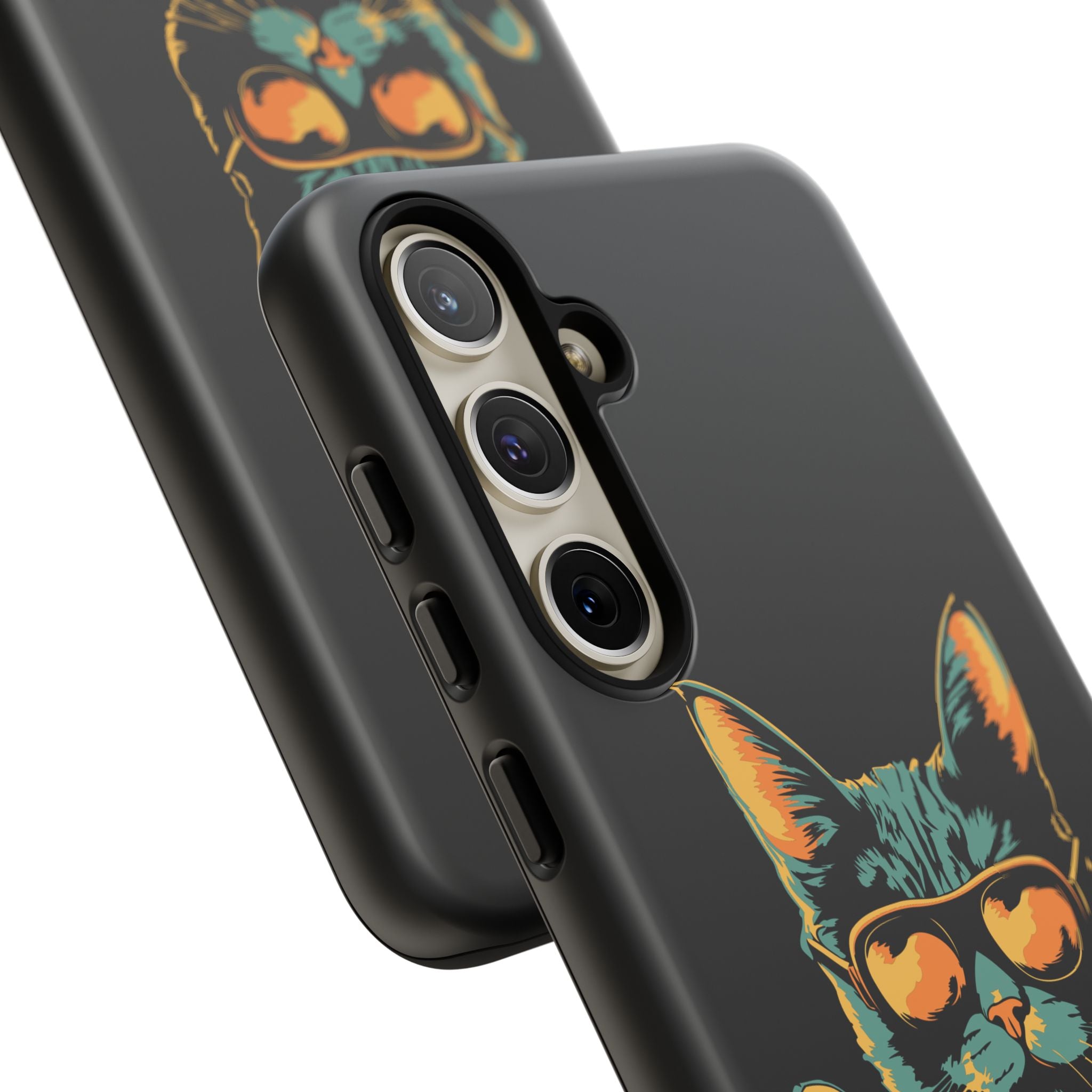 Cool Cat Phone Case, Stylish Phone Cover, Pet Lover Gift, Cute Cat Design, Fun Cat Accessories
