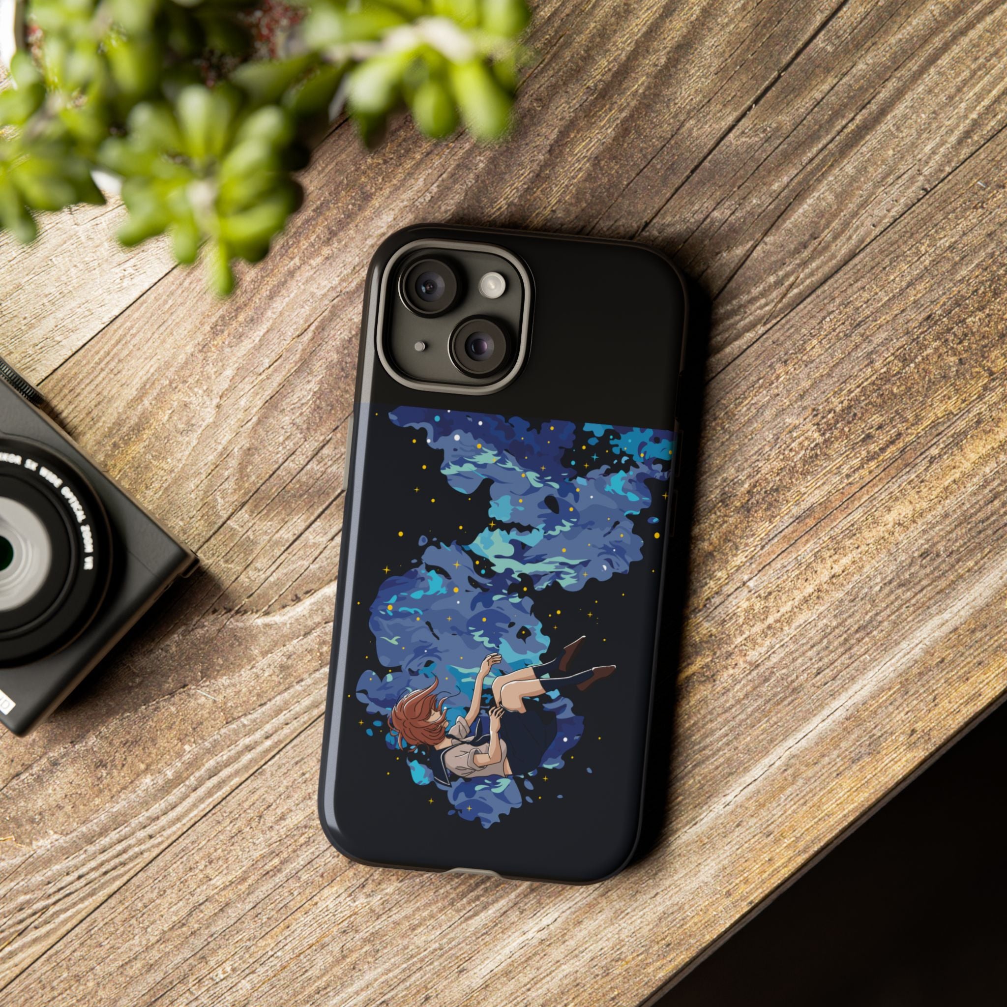 Tough Cases Phone Case - Artistic Galaxy Design, Cute Sleeve for Teens, Gift for Students, Unique Mobile Accessory, Trendy Tech Protection