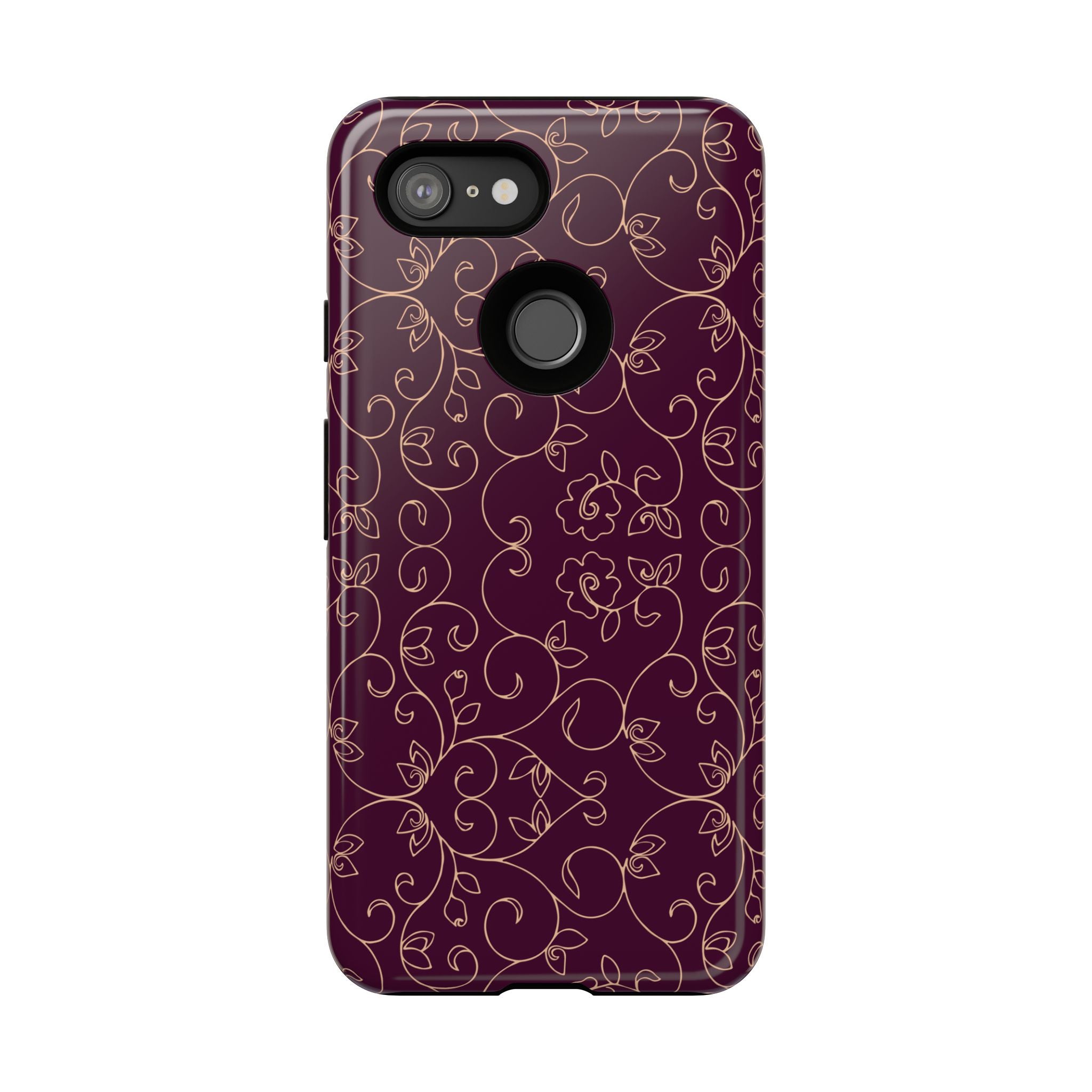 Elegant Floral Phone Case | Durable Mobile Cover, Gift for Her, Floral Design, Stylish Accessory, Phone Protection