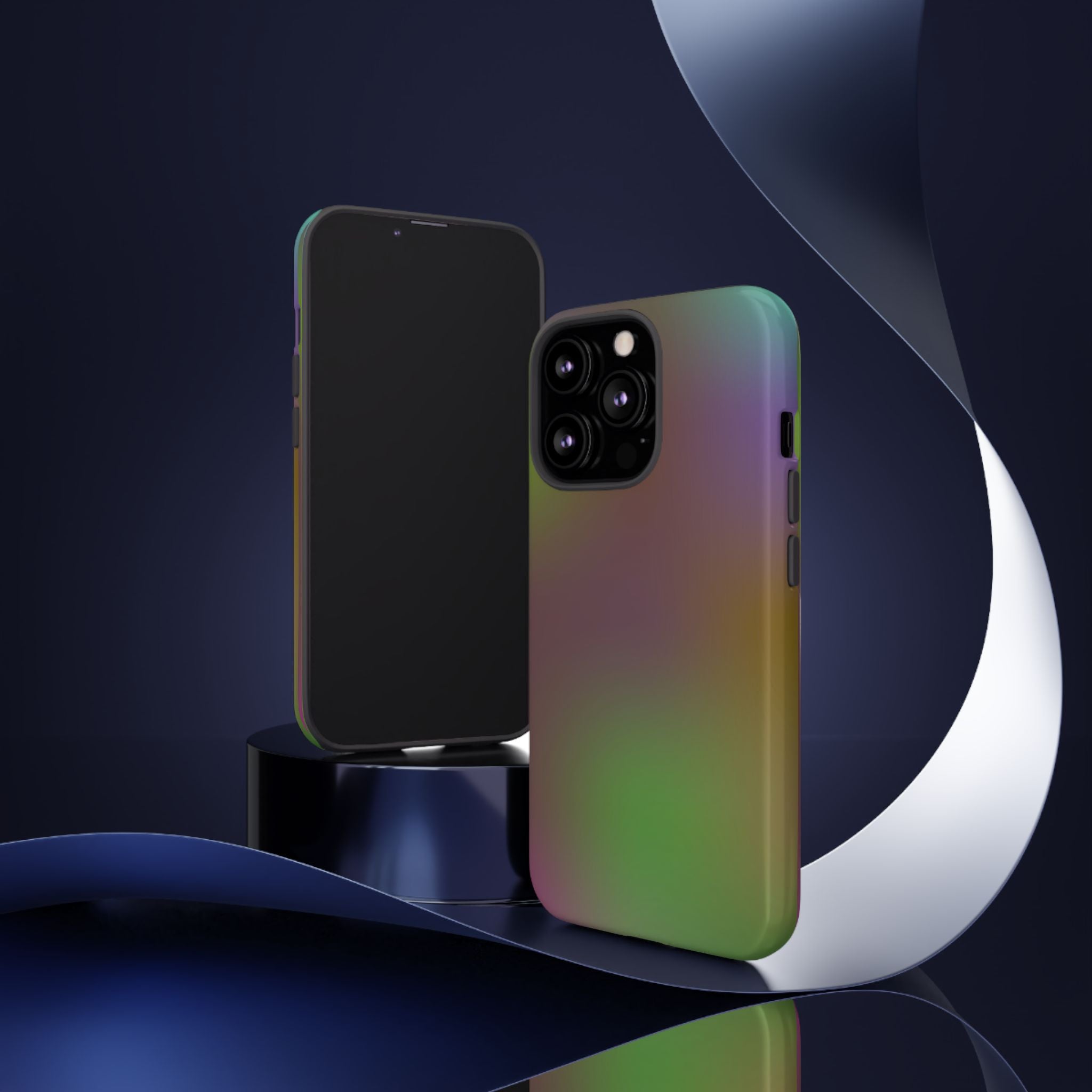 Colorful Gradient Phone Case, Tough Cases for Protection, Stylish Mobile Cover, Unique Gift, Modern Tech Accessory