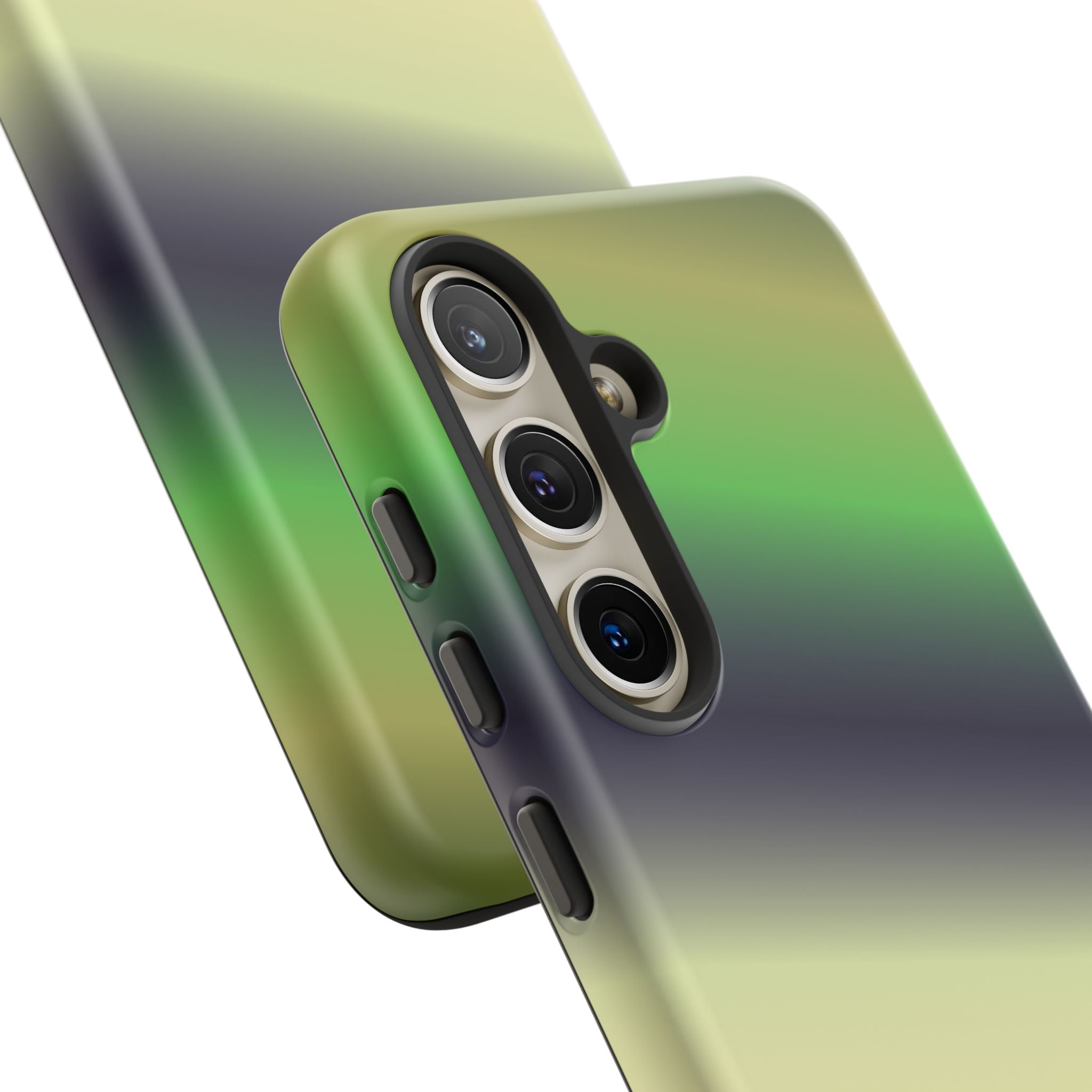 Gradient Phone Case - Tough Cases, Unique Cell Phone Cover, Stylish Tech Accessories, Green and Black Gradient, Perfect Gift